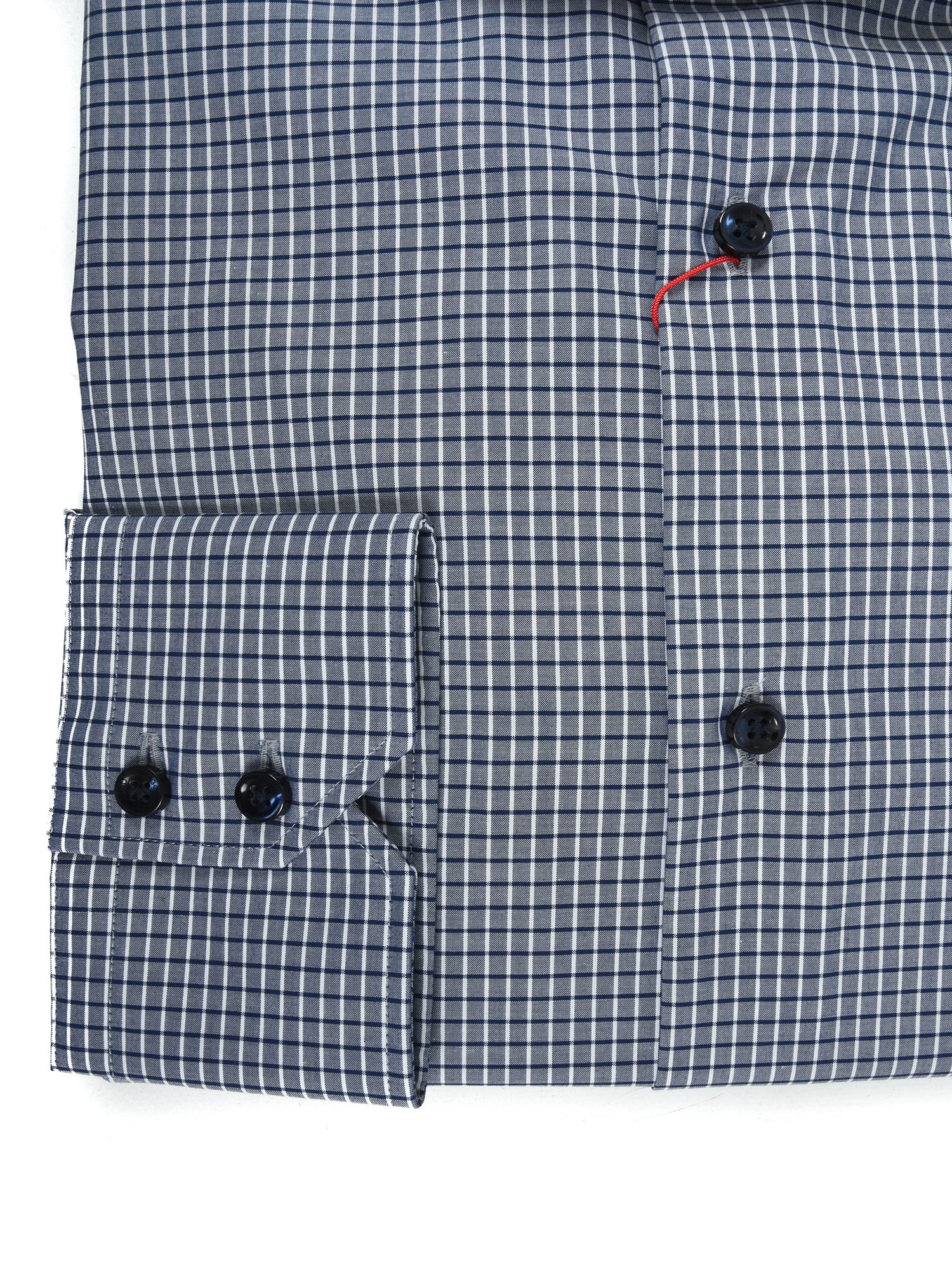 HUGO ΠΟΥΚΑΜΙΣΟ ΚΑΡΩ GORDON REGULAR FIT EASY IRON ΜΠΛΕ