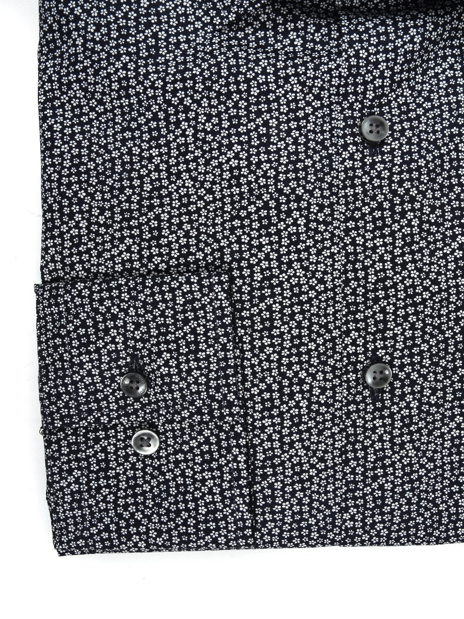 BOSS ΠΟΥΚΑΜΙΣΟ JENNO SLIM FIT ΜΙΚΡΟΣΧΕΔΙΟ NIGHT ΜΠΛΕ φωτογραφία