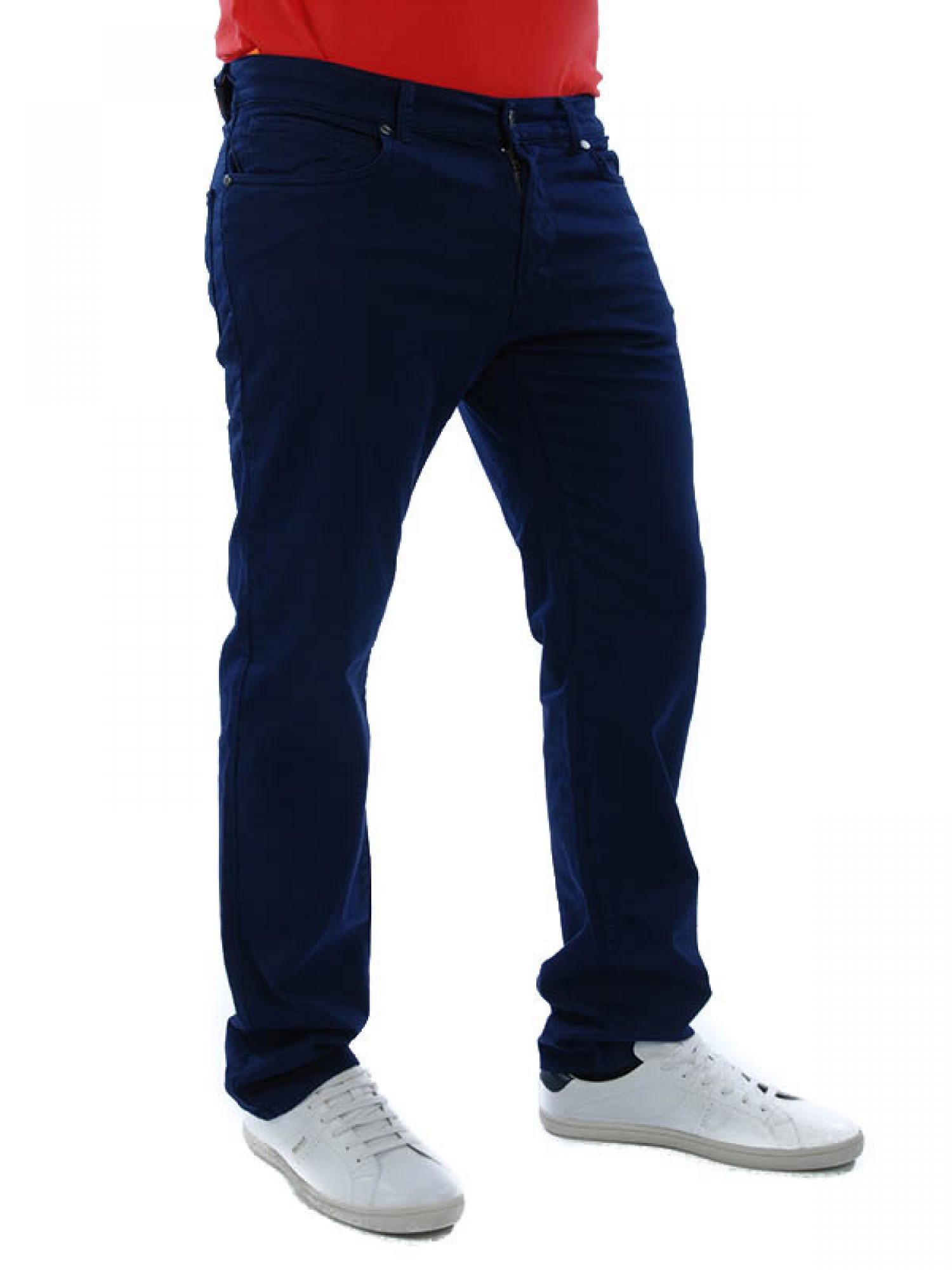 TRUSSARDI JEANS ΠΑΝΤΕΛΟΝΙ 5ΤΣΕΠΟ 380 CLASSIC FIT INK ΜΠΛΕ φωτογραφία