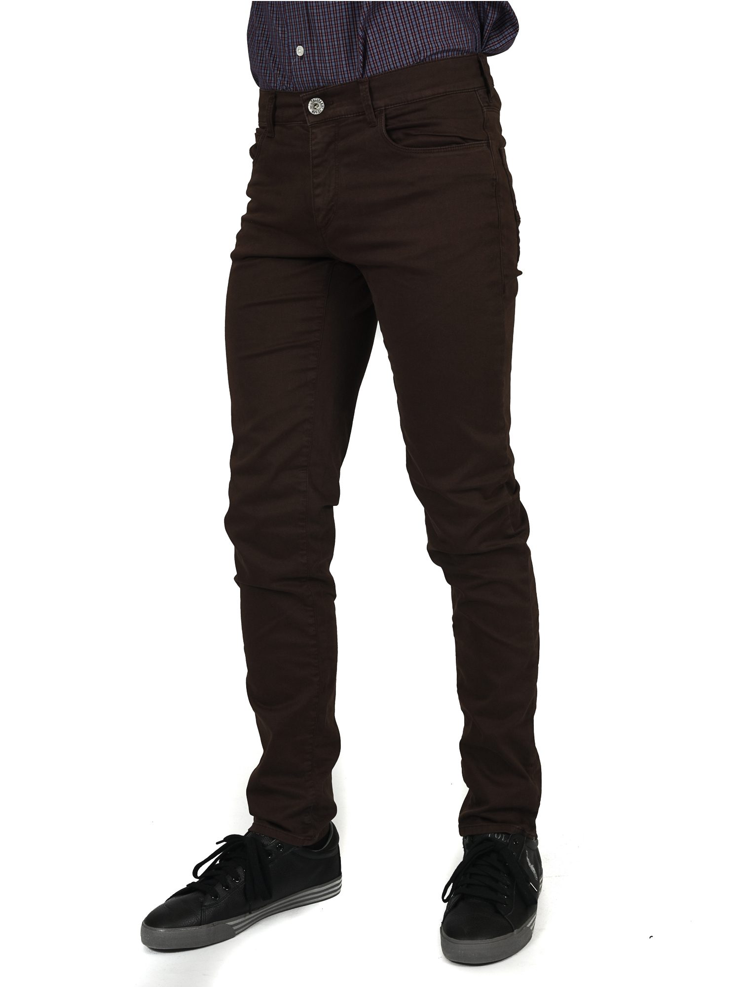 TRUSSARDI JEANS ΠΑΝΤΕΛΟΝΙ 5ΤΣΕΠΟ 370 CLOSE ΚΑΦΕ φωτογραφία