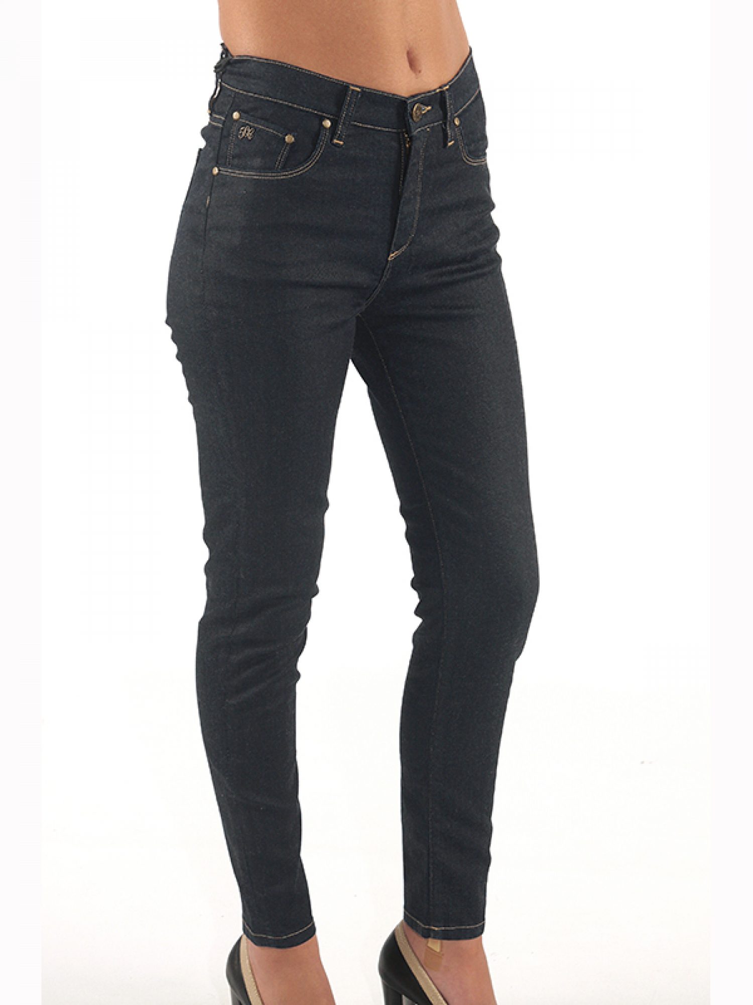 50 CARAT ΠΑΝΤΕΛΟΝΙ ΓΥΝ JEANS SKINNY HIGH WAIST HOPE ΜΠΛΕ