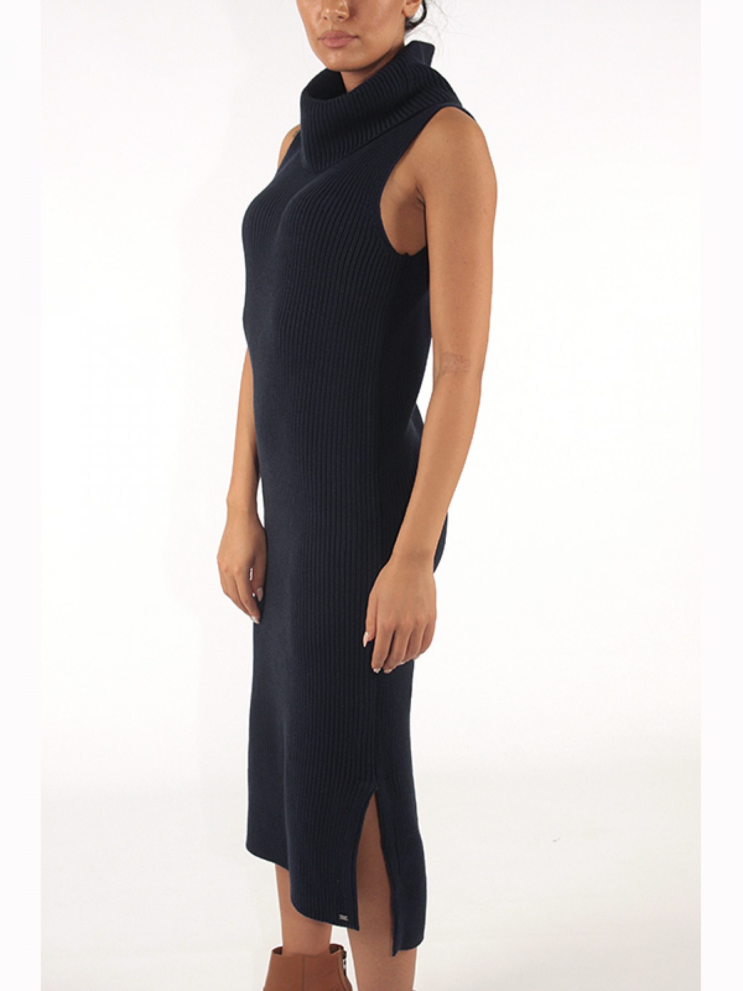 TOMMY HILFIGER ΠΛΕΚΤΟ ΦΟΡΕΜΑ ΑΜΑΝΙΚΟ ΖΙΒΑΓΚΟ BELINA ΜΠΛΕ φωτογραφία