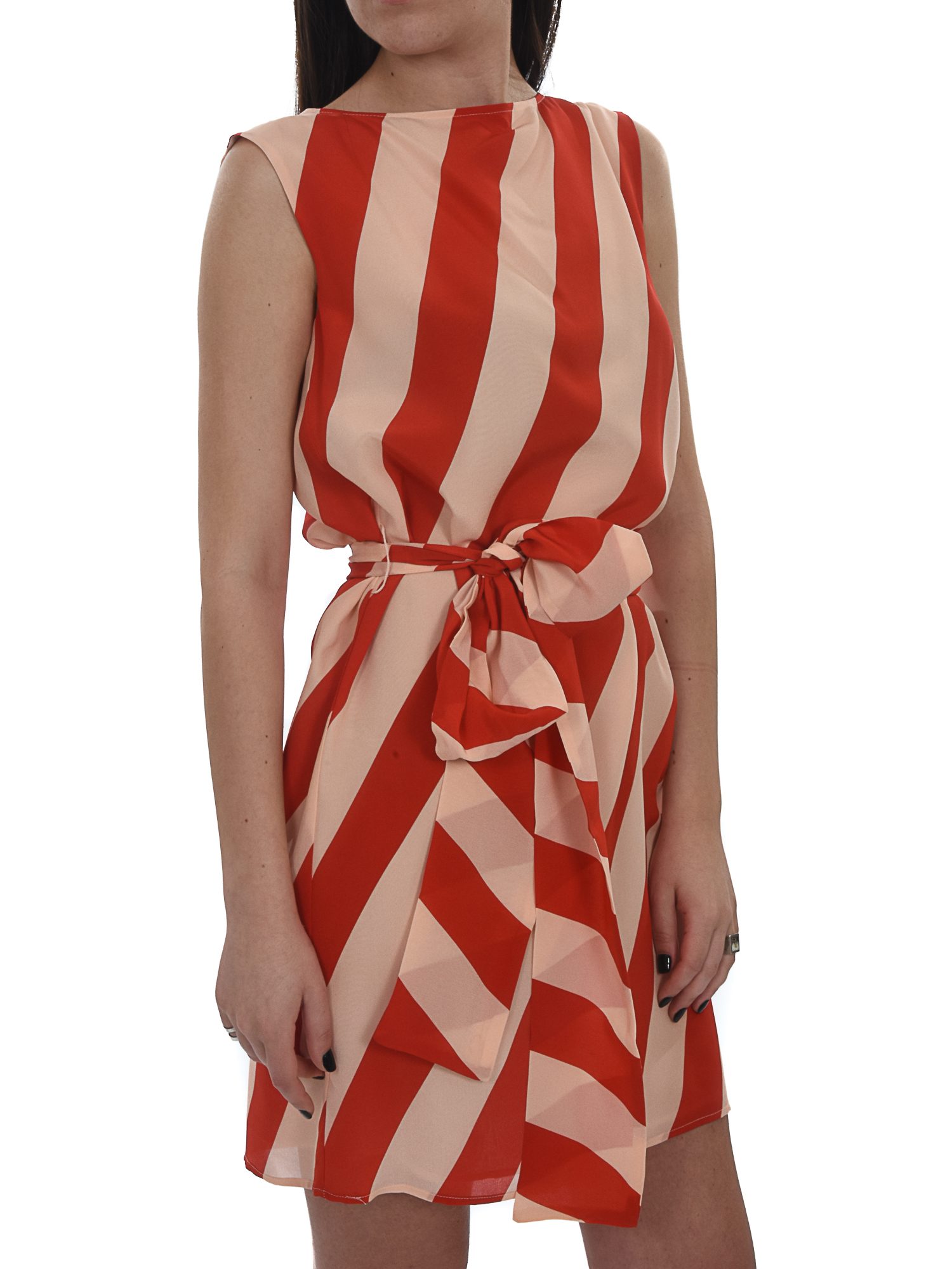 MARELLA ΦΟΡΕΜΑ ΑΜΑΝΙΚΟ ΡΙΓΕ MARICA ΚΟΚΚΙΝΟ φωτογραφία