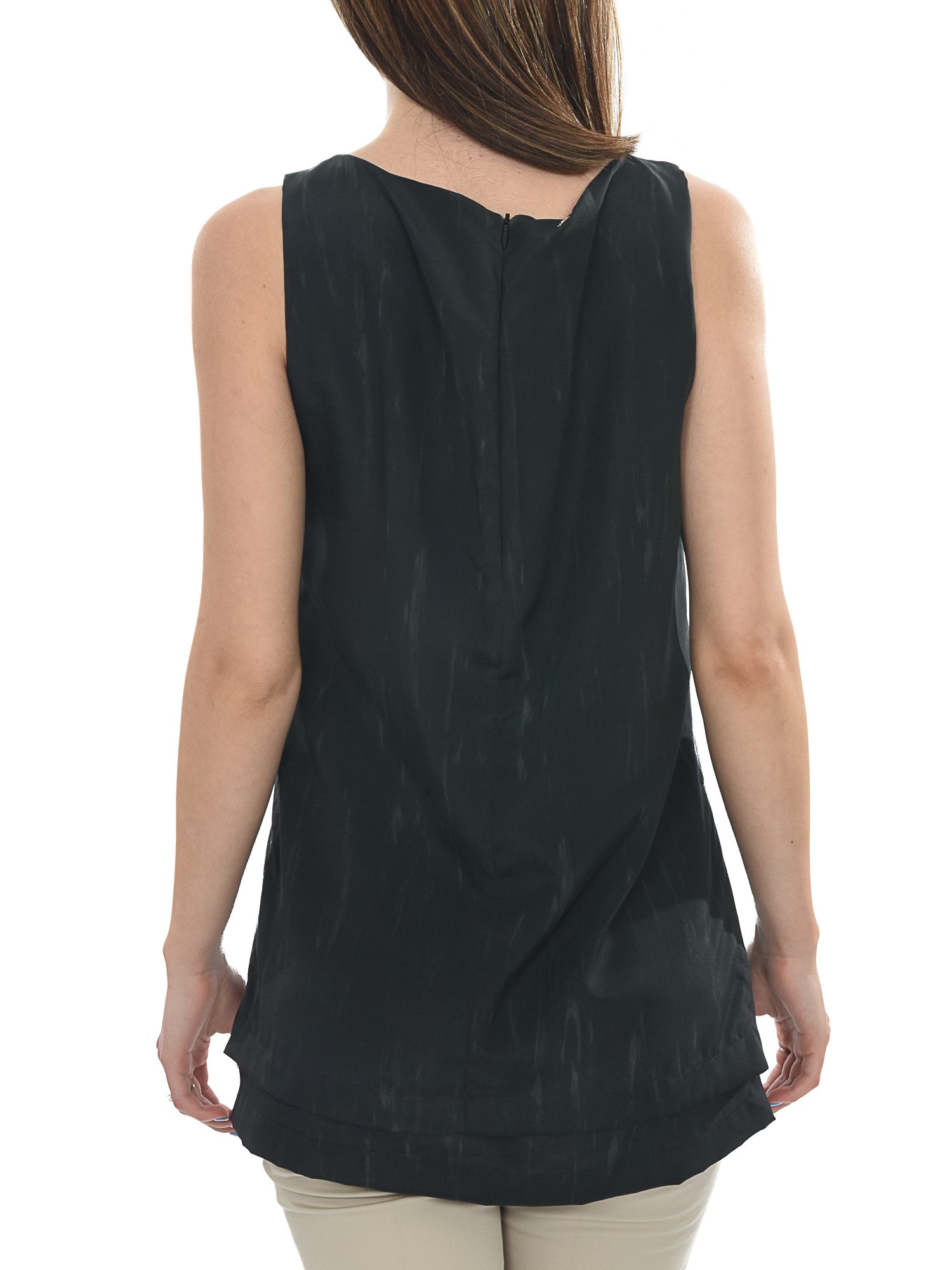 DONDUP TOP CAMICIA TIA ΣΧΕΔΙΟ ΚΟΤΣΙΔΕΣ ΜΑΥΡΟ