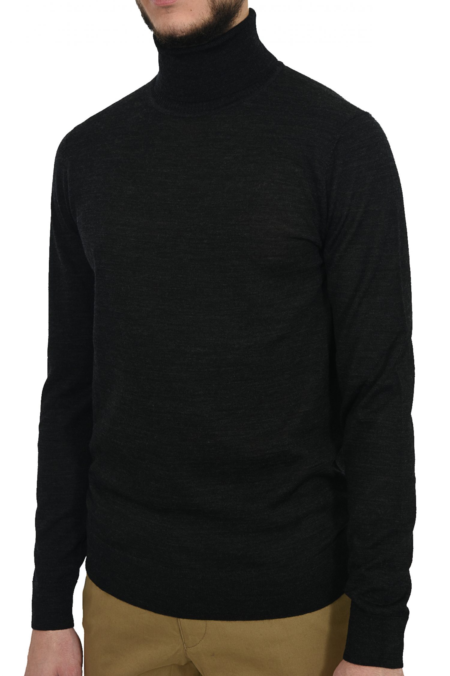 HUGO ΠΛΕΚΤΟ TURTLENECK SAN ANTONIO ΜΟΛΥΒΙ φωτογραφία