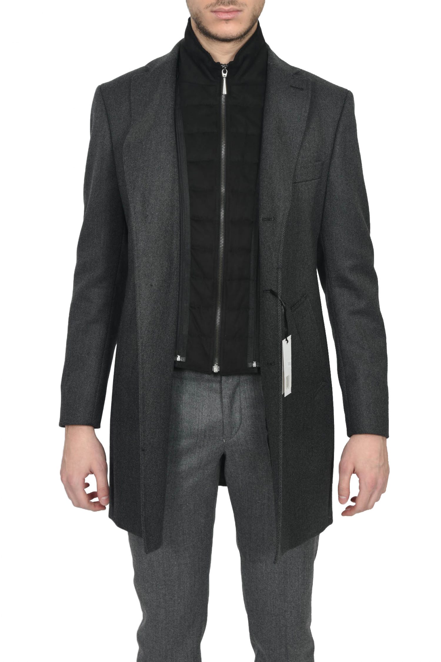 TOM FRANK ΠΑΛΤΟ ΑΠΟΣΠΩΜΕΝΟΣ ΘΩΡΑΚΑΣ SEVEN ΓΚΡΙ