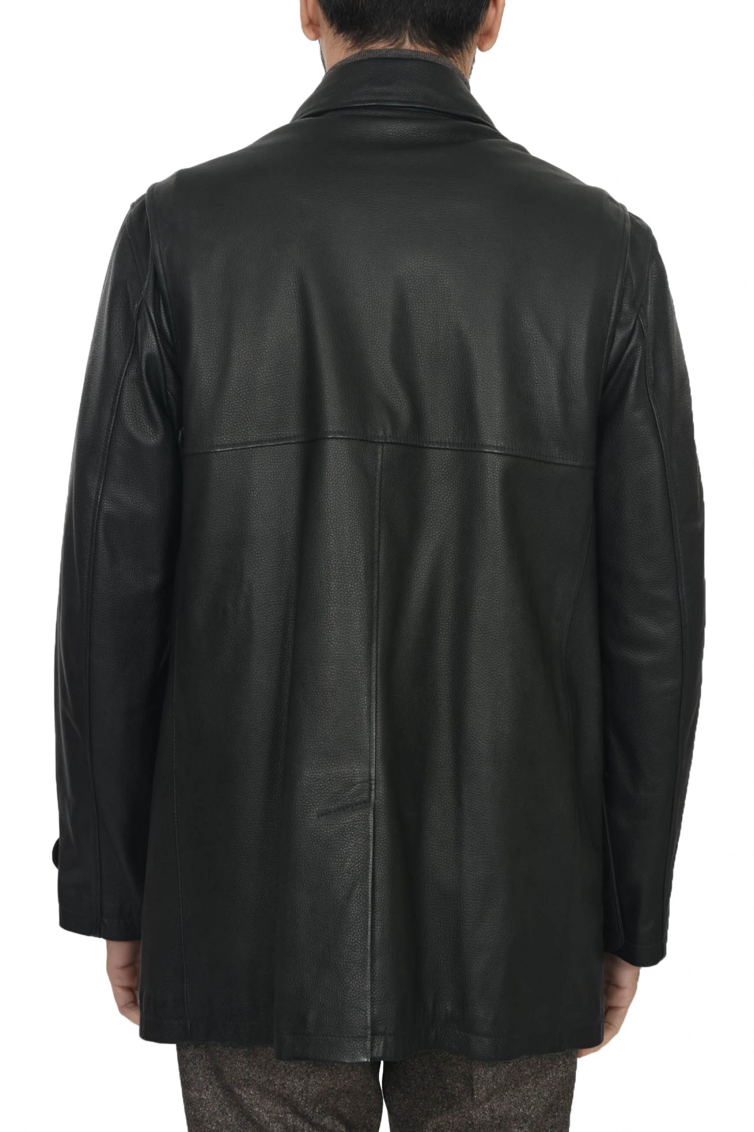 PAL ZILERI ΠΑΛΤΟ ΔΕΡΜΑ ΜΑΥΡΟ