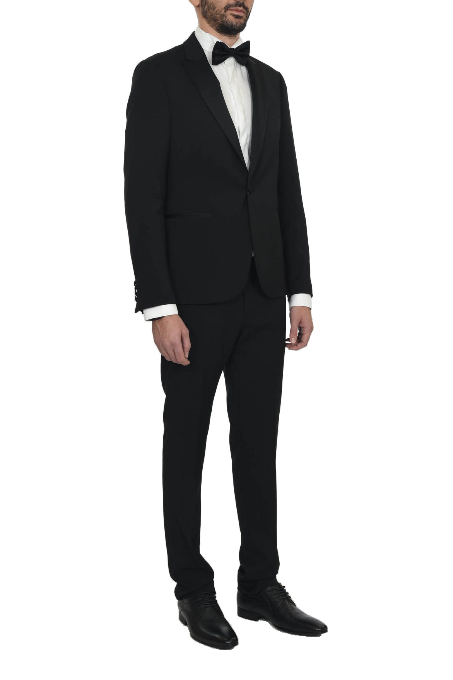 PAL ZILERI CERIMONIA ΚΟΣΤΟΥΜΙ ΣΜΟΚΙΝ ΣΑΤΕΝ ΚΟΥΜΠΙΑ ΜΑΥΡΟ