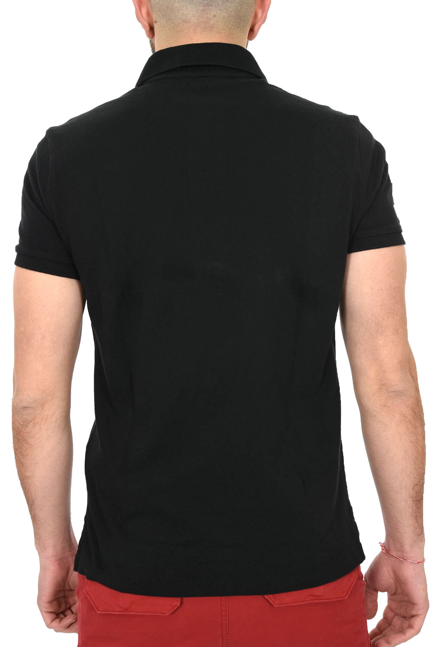 RALPH LAUREN POLO CUSTOM SLIM FIT BIG PONY ΜΑΥΡΟ