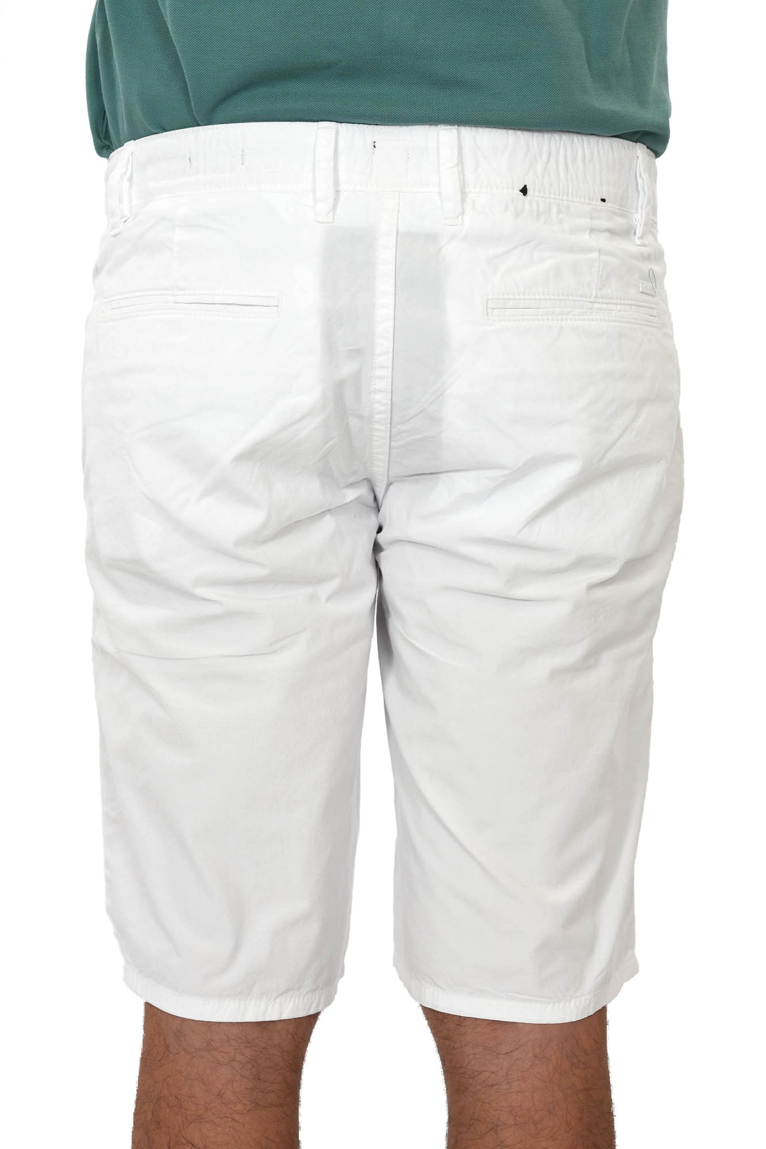 BOSS CASUAL ΒΕΡΜΟΥΔΑ CHINO SCHINO-REGULAR SHORT ΛΕΥΚΟ φωτογραφία