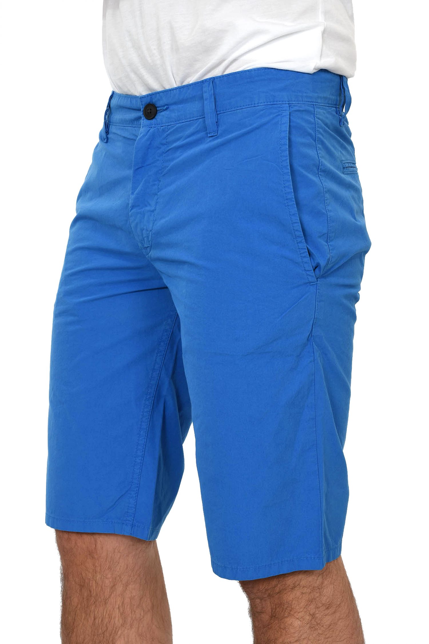 BOSS CASUAL ΒΕΡΜΟΥΔΑ CHINO SCHINO-REGULAR SHORT ΡΟΥΑ ΜΠΛΕ φωτογραφία
