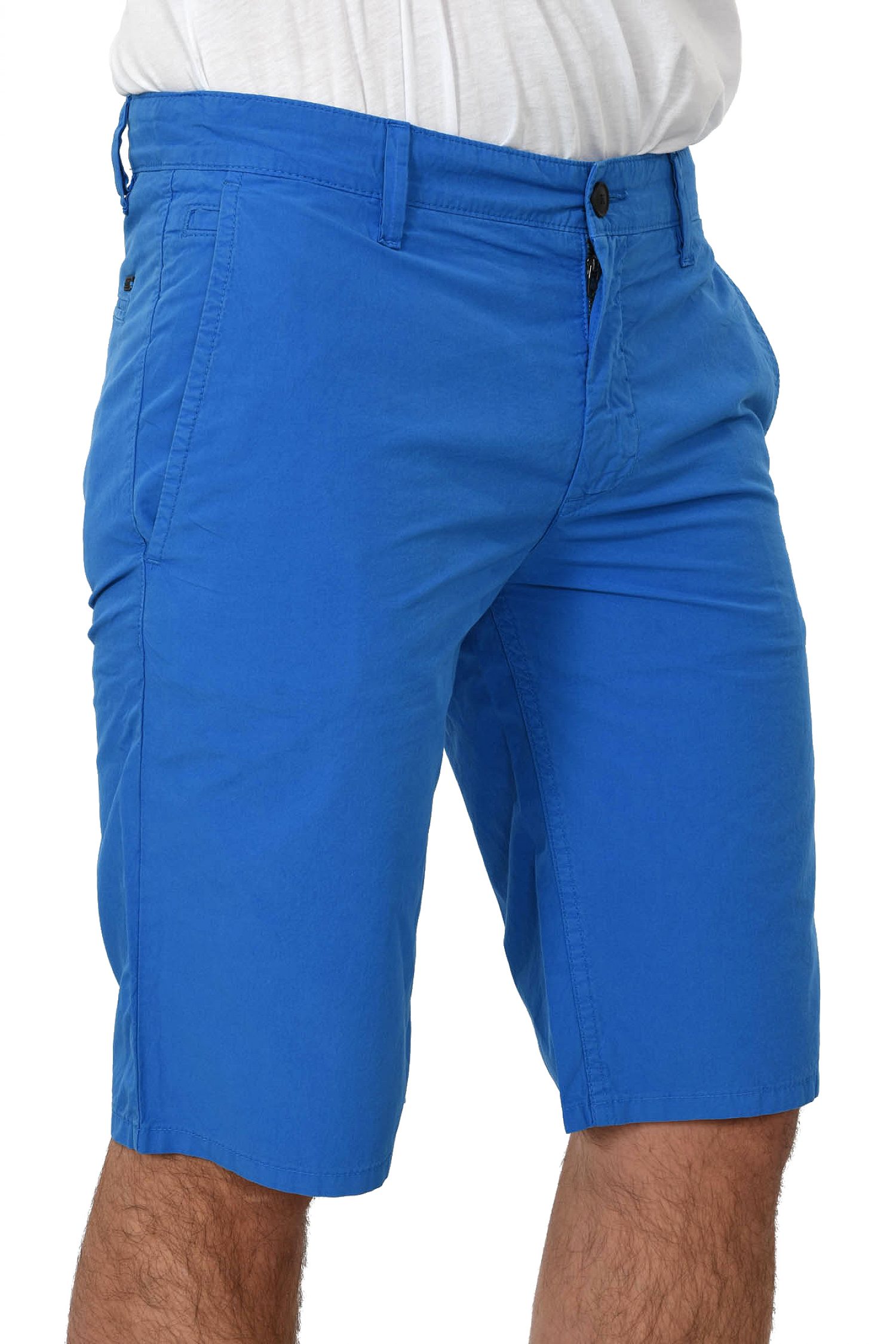 BOSS CASUAL ΒΕΡΜΟΥΔΑ CHINO SCHINO-REGULAR SHORT ΡΟΥΑ ΜΠΛΕ φωτογραφία