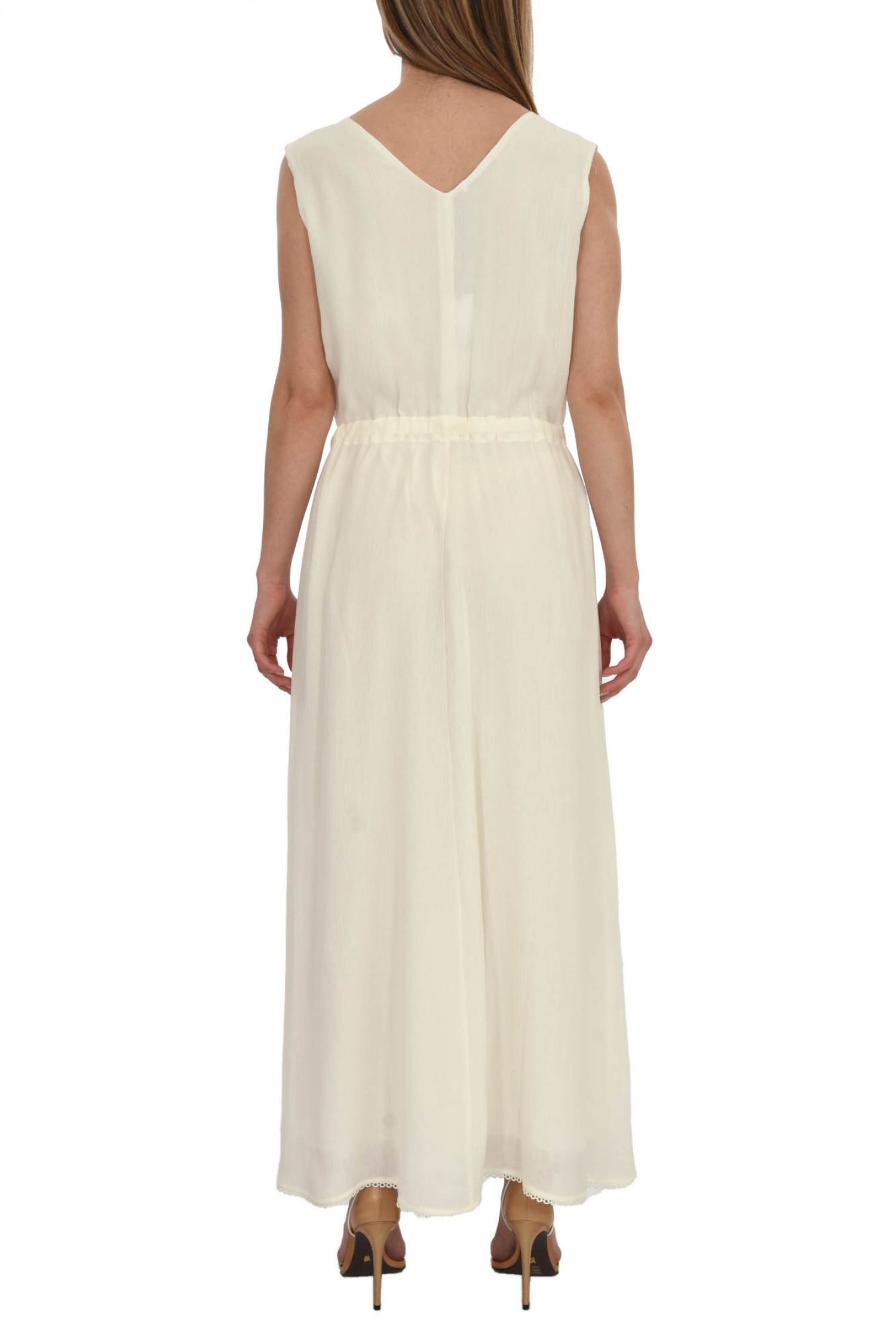 CARACTERE ΦΟΡΕΜΑ ΑΜΑΝΙΚΟ V-NECK ΖΩΝΗ ΕΚΡΟΥ