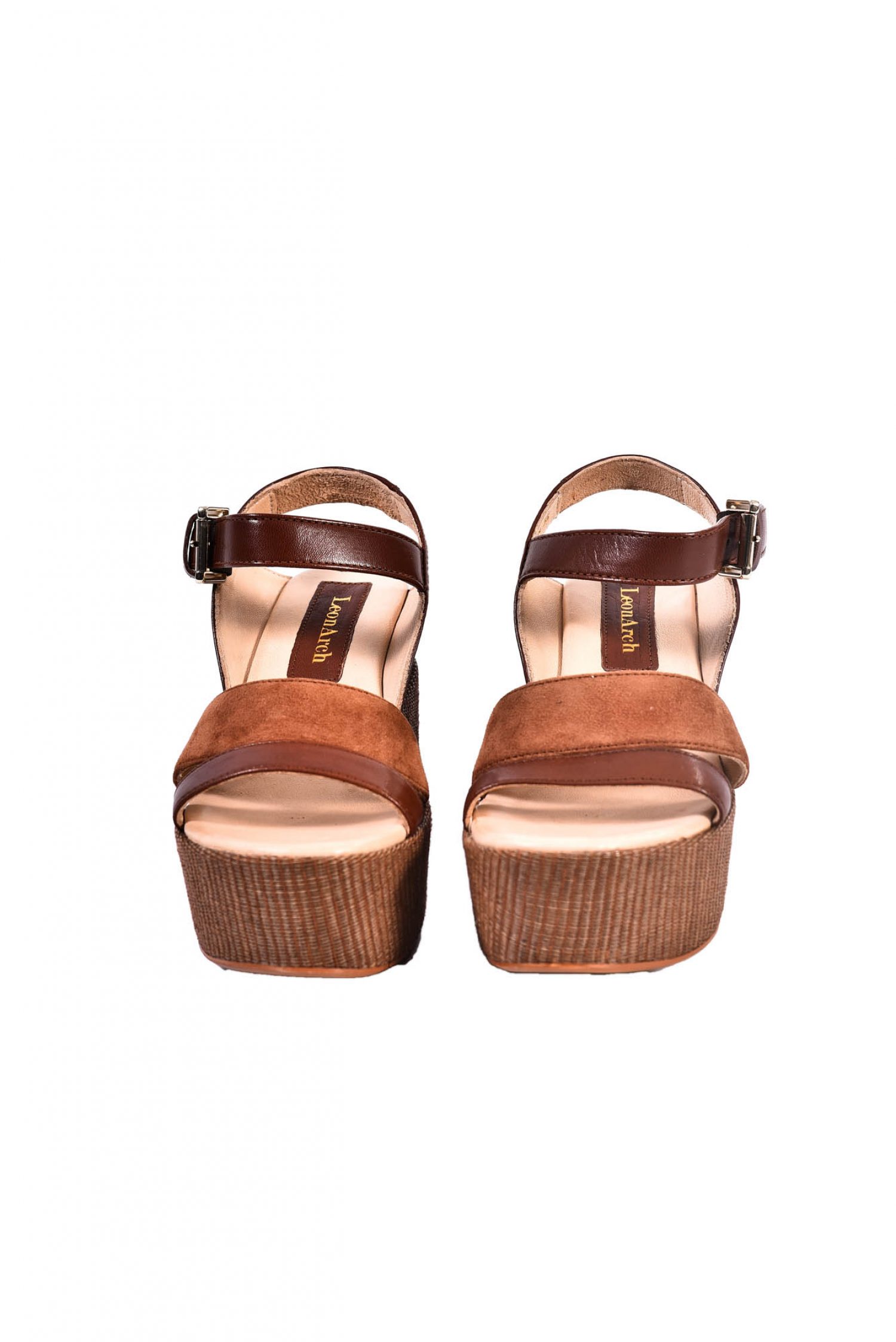 LEON ARCH ΠΑΠΟΥΤΣΙΑ ΠΛΑΤΦΟΡΜΕΣ ΔΙΠΛΟ ΛΟΥΡΑΚΙ ΜΠΡΟΣΤΑ ΤΑΜΠΑ φωτογραφία