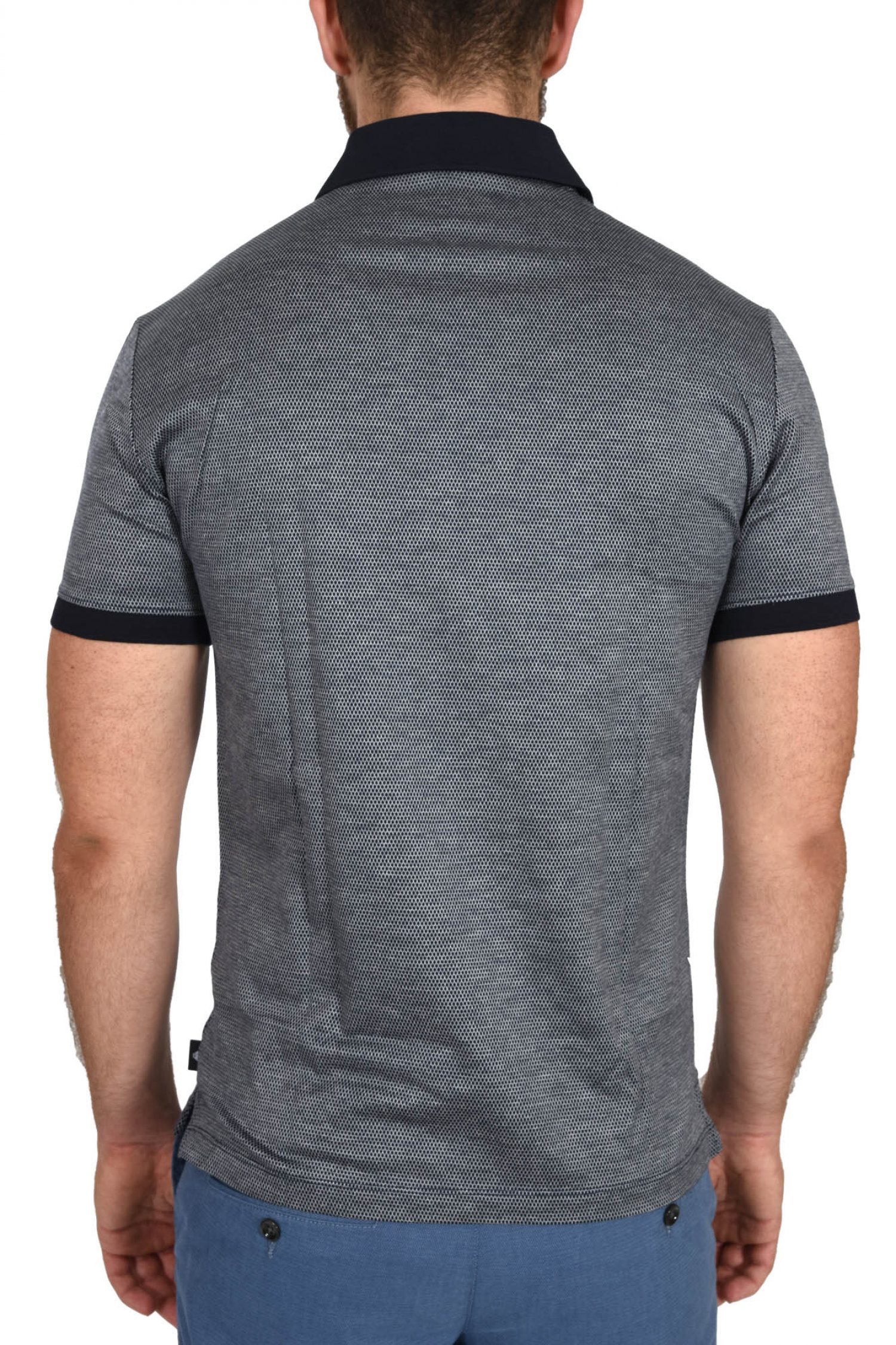 EMPORIO ARMANI POLO ΜΙΚΡΟΣΧΕΔΙΟ ΜΠΛΕ φωτογραφία