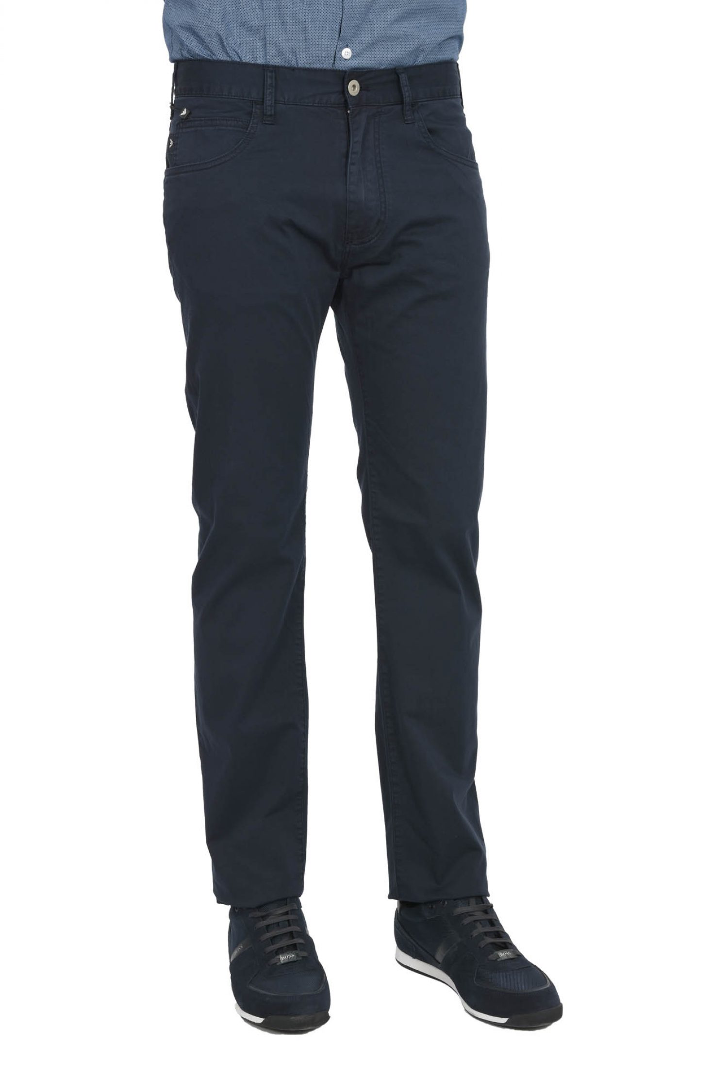 EMPORIO ARMANI ΠΑΝΤΕΛΟΝΙ 5ΤΣΕΠΟ J45 REGULAR FIT ΜΠΛΕ