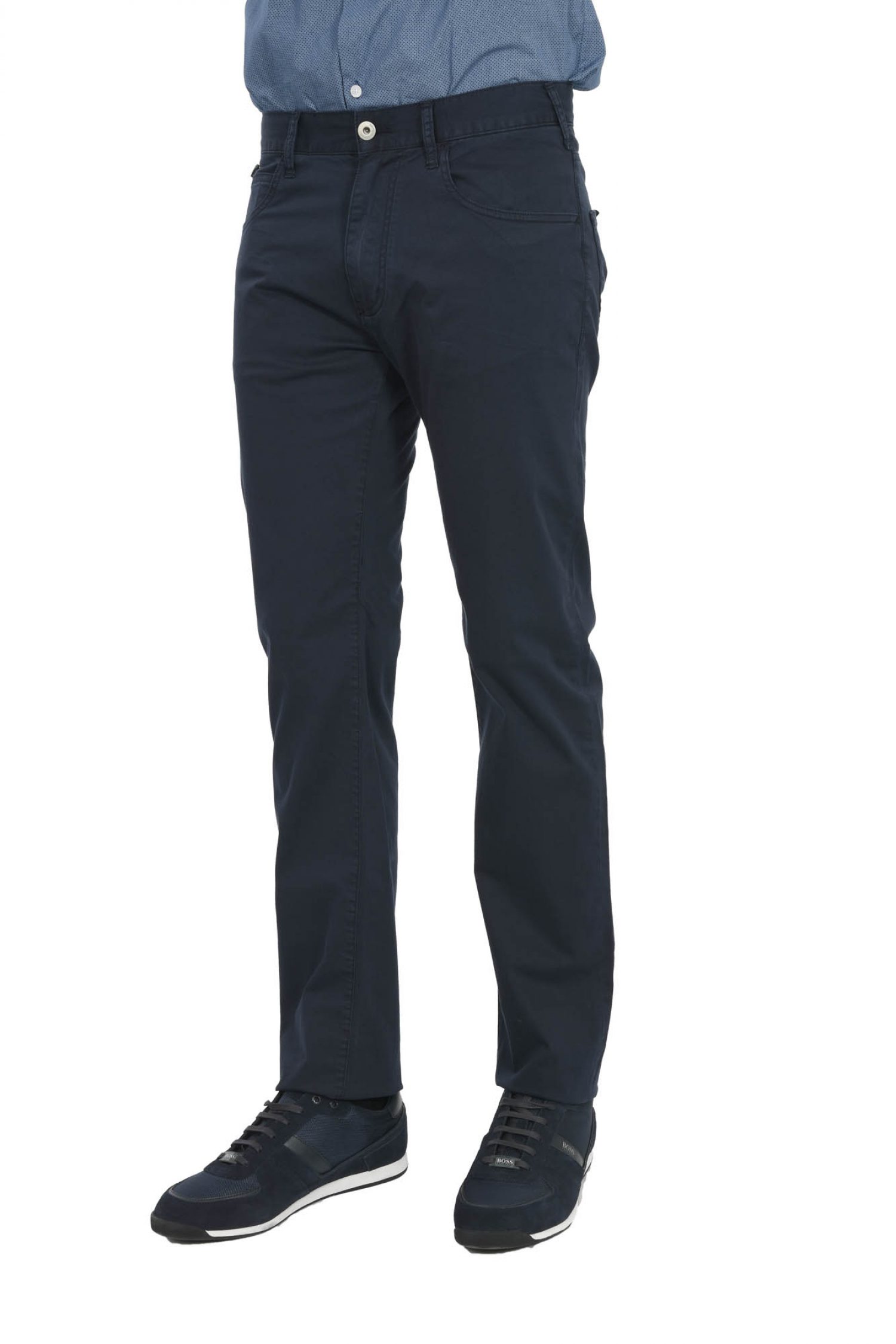 EMPORIO ARMANI ΠΑΝΤΕΛΟΝΙ 5ΤΣΕΠΟ J45 REGULAR FIT ΜΠΛΕ φωτογραφία