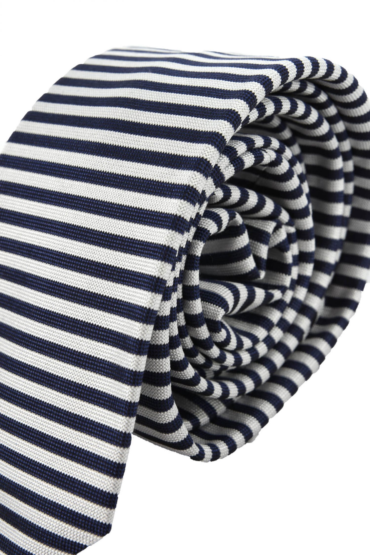 BOSS BUSINESS ΓΡΑΒΑΤΑ 6CM ΡΙΓΕ ΜΠΛΕ-ΛΕΥΚΟ