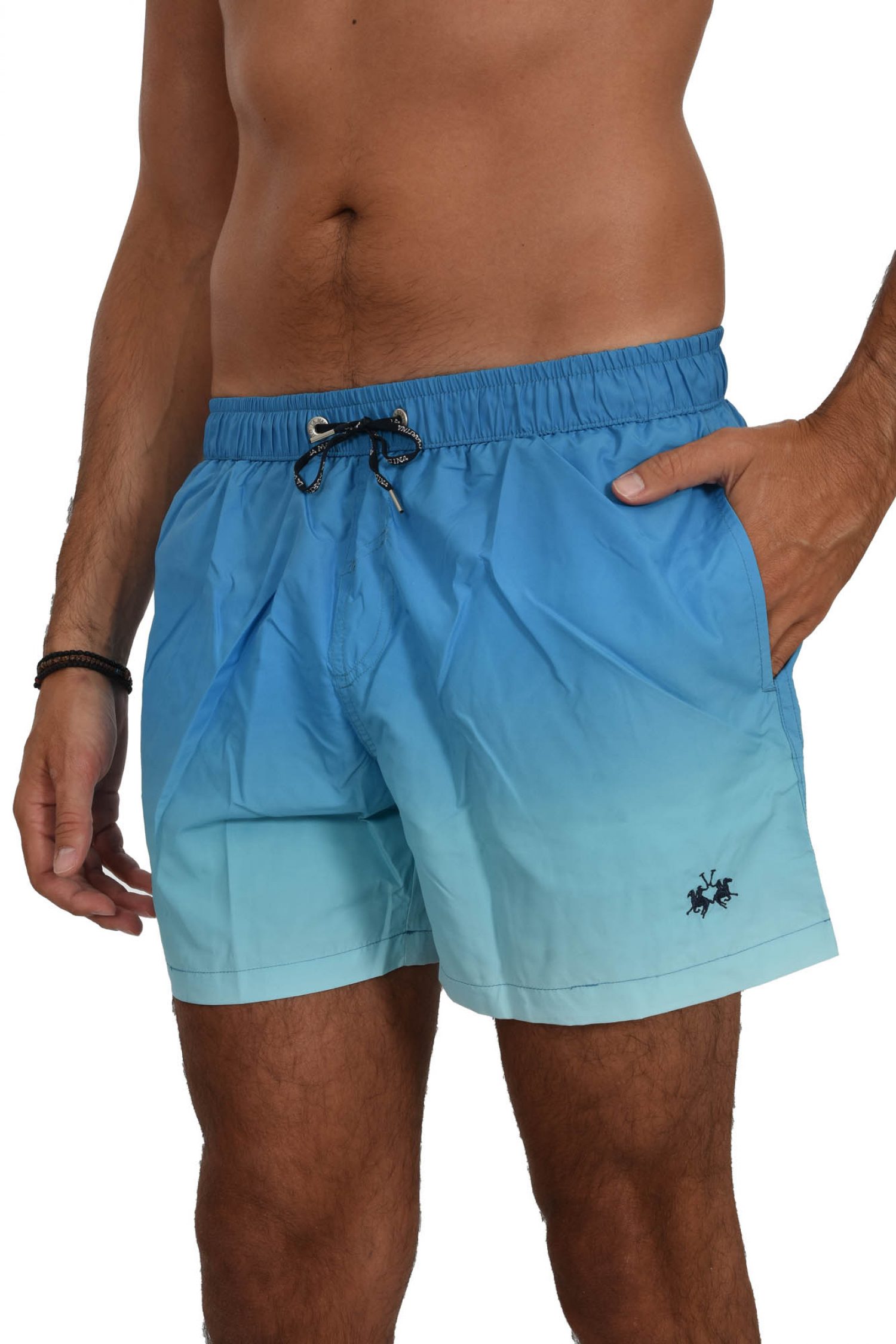 LA MARTINA ΜΑΓΙΩ ΣΟΡΤΣ LOGO DEGRADE ΣΙΕΛ