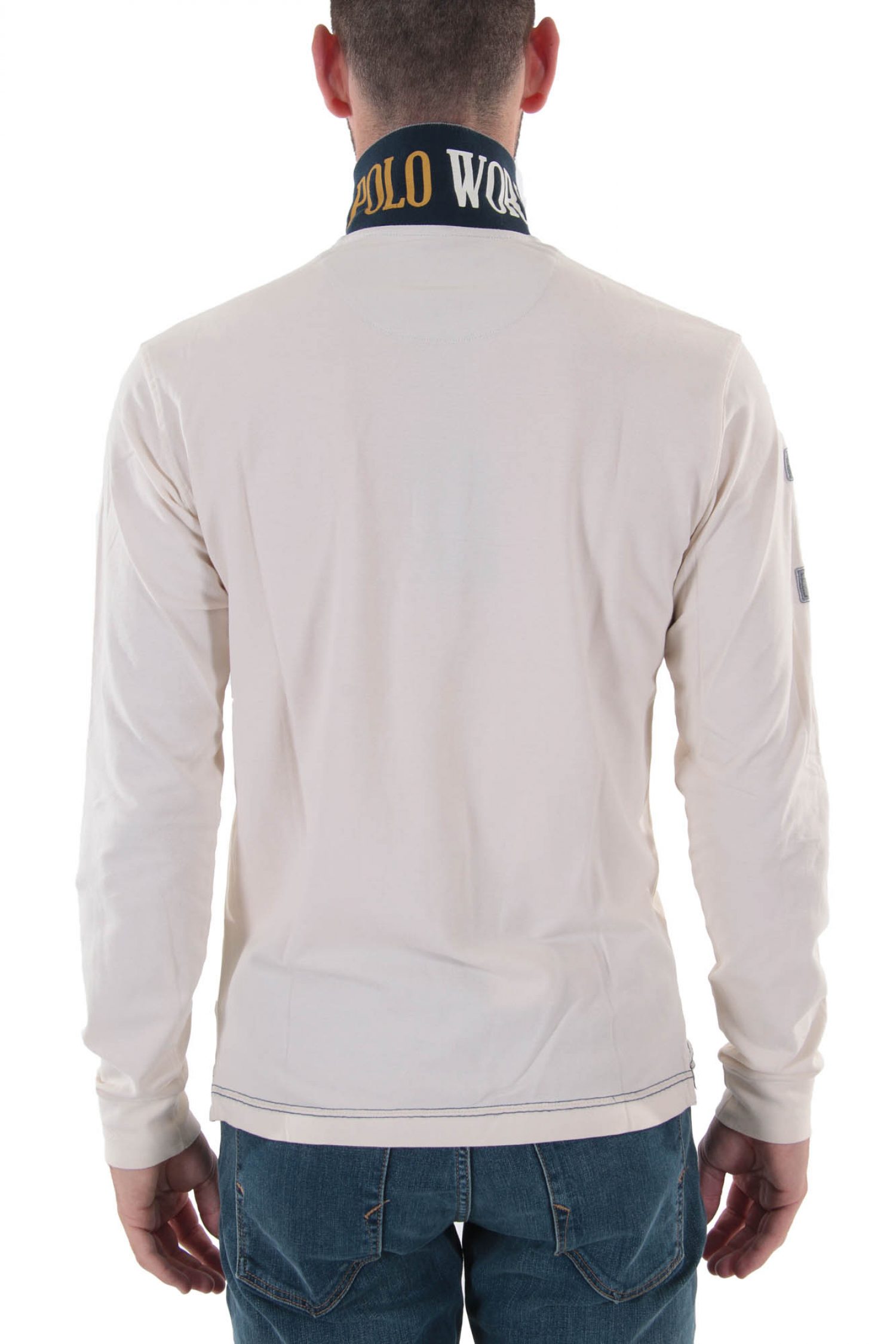 LA MARTINA POLO MM SNOW POLO SLIM FIT ΥΠΟΛΕΥΚΟ φωτογραφία