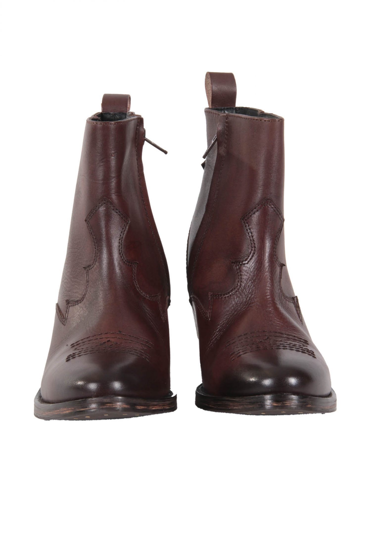 MARCO FERRETTI ΠΑΠΟΥΤΣΙΑ ΜΠΟΤΑΚΙ ΧΑΜΗΛΟ COWBOY ΚΑΦΕ