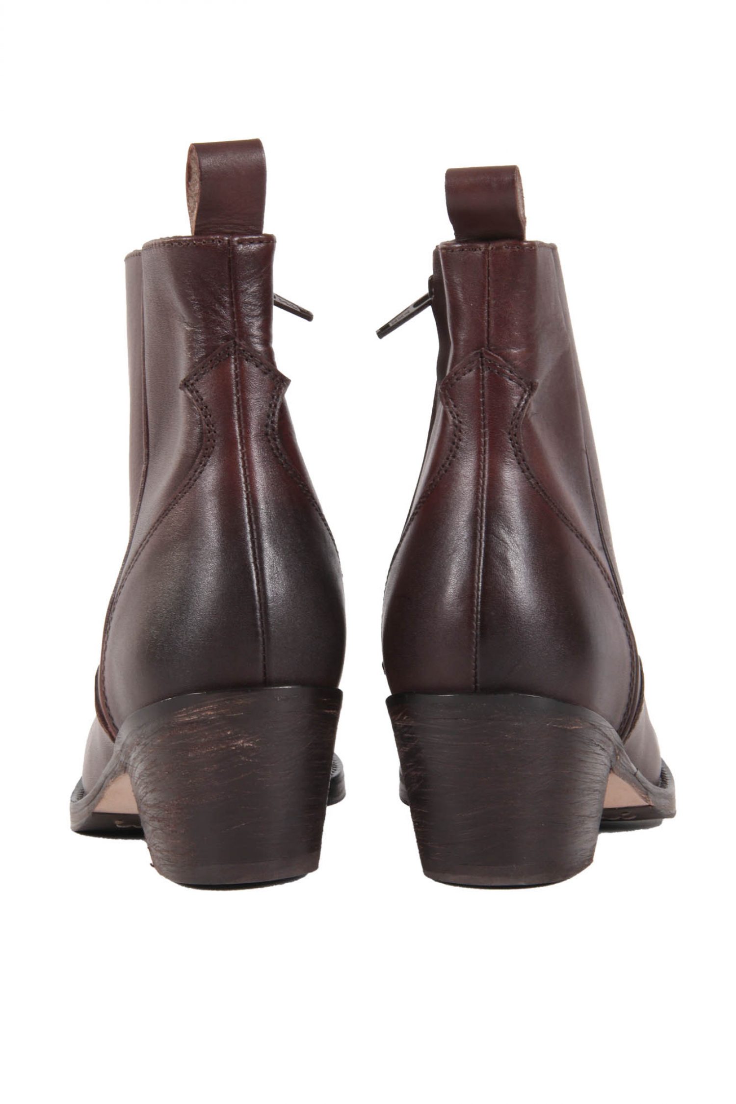 MARCO FERRETTI ΠΑΠΟΥΤΣΙΑ ΜΠΟΤΑΚΙ ΧΑΜΗΛΟ COWBOY ΚΑΦΕ