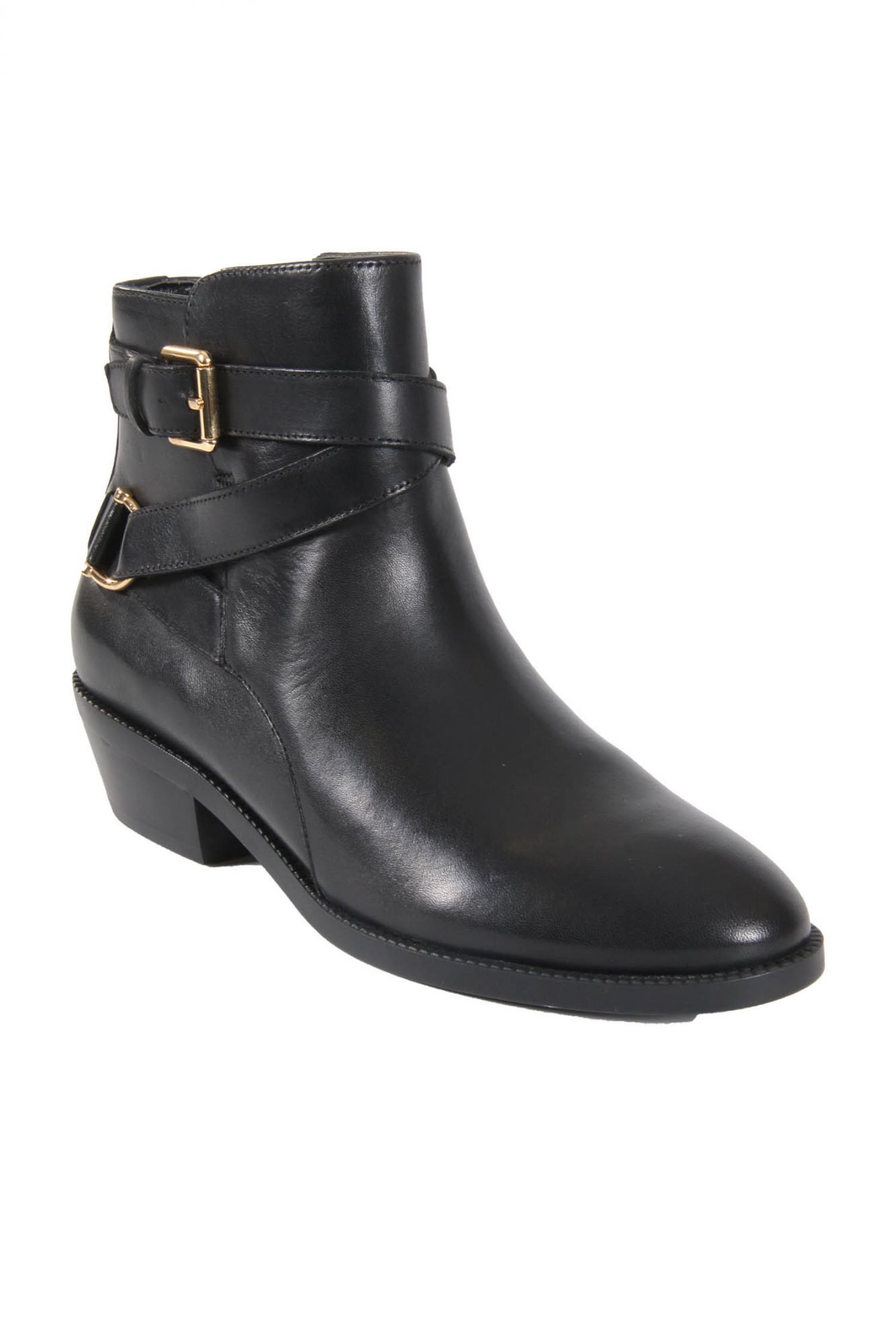 RALPH LAUREN ΠΑΠΟΥΤΣΙΑ ΜΠΟΤΑΚΙΑ ΜΕ ΛΟΥΡΑΚΙ ΚΑΙ ΑΓΚΡΑΦΕΣ ΣΤΟ ΠΛΑΙ ΜΑΥΡΟ φωτογραφία