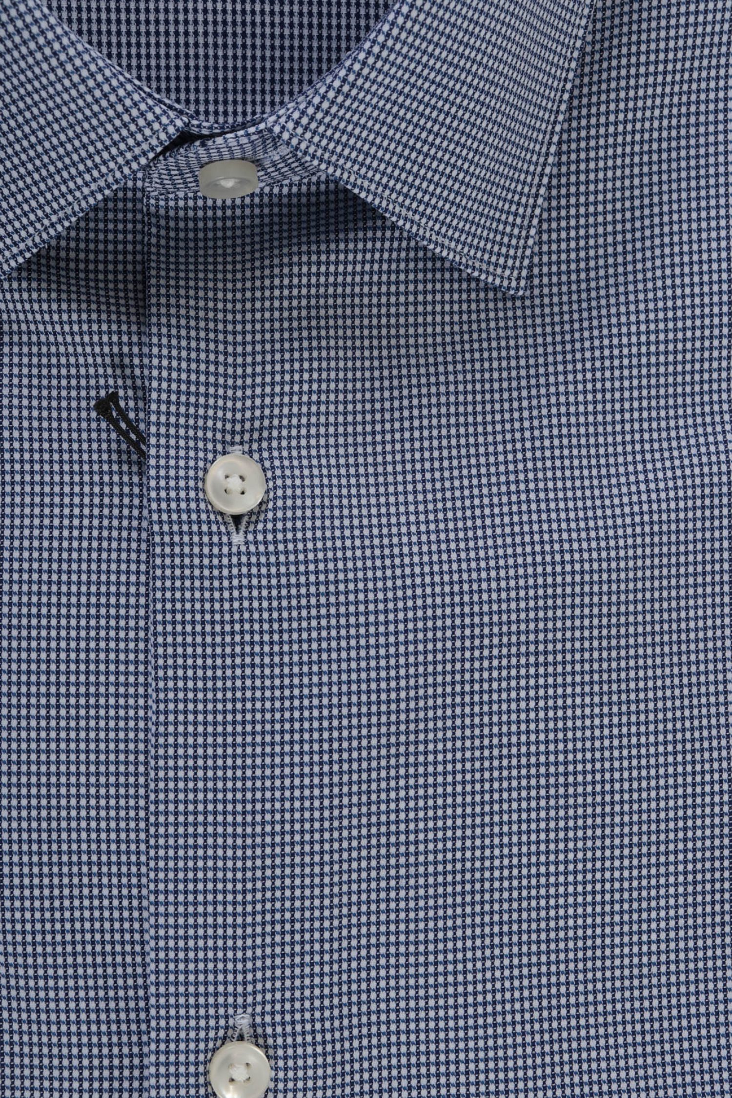 BOSS BUSINESS ΠΟΥΚΑΜΙΣΟ ΜΙΚΡΟ ΚΑΡΩ SLIM FIT TRAVELER ISKO ΜΠΛΕ φωτογραφία