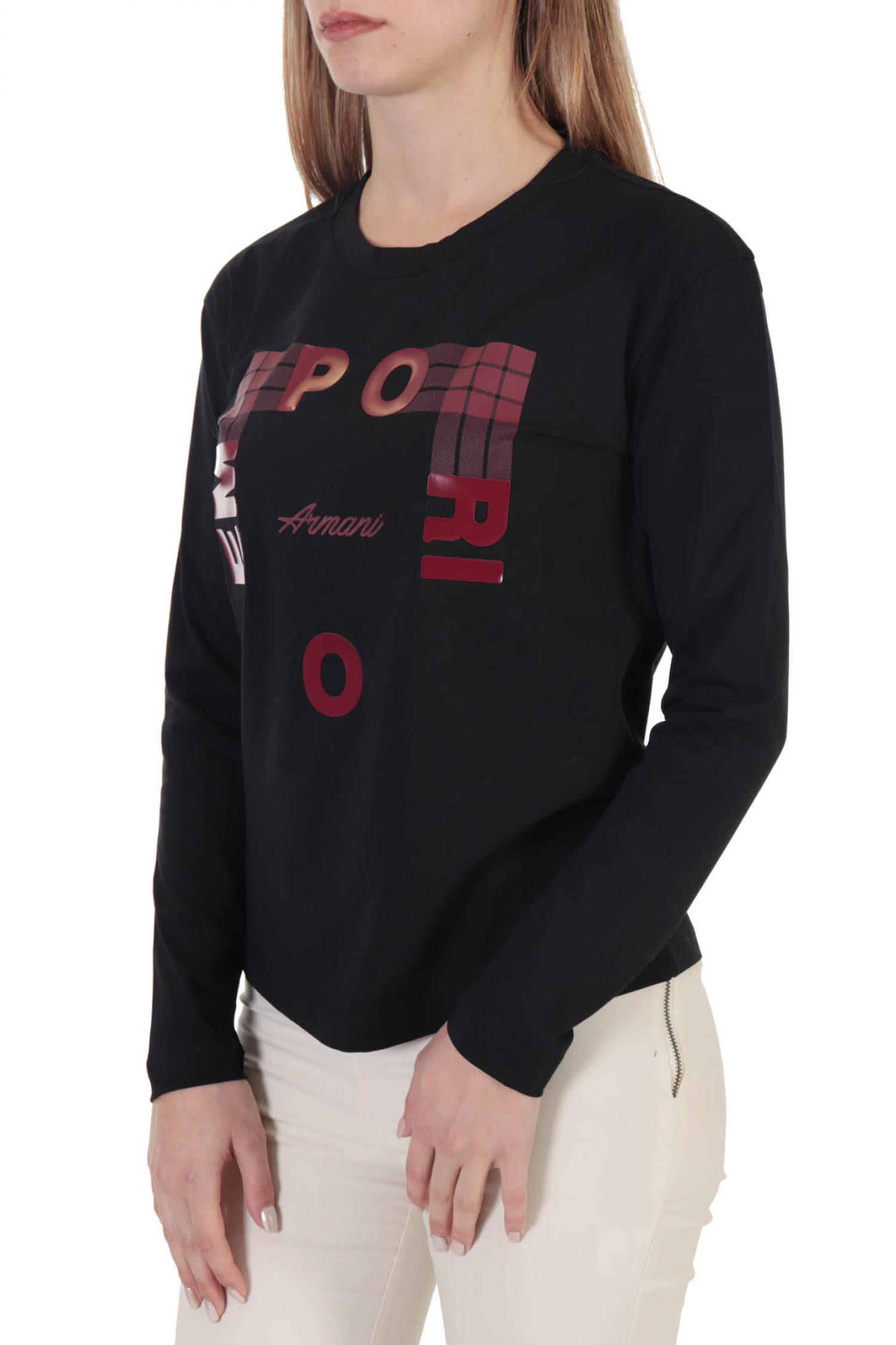 EMPORIO ARMANI T-SHIRT LOGO ΜΑΥΡΟ φωτογραφία