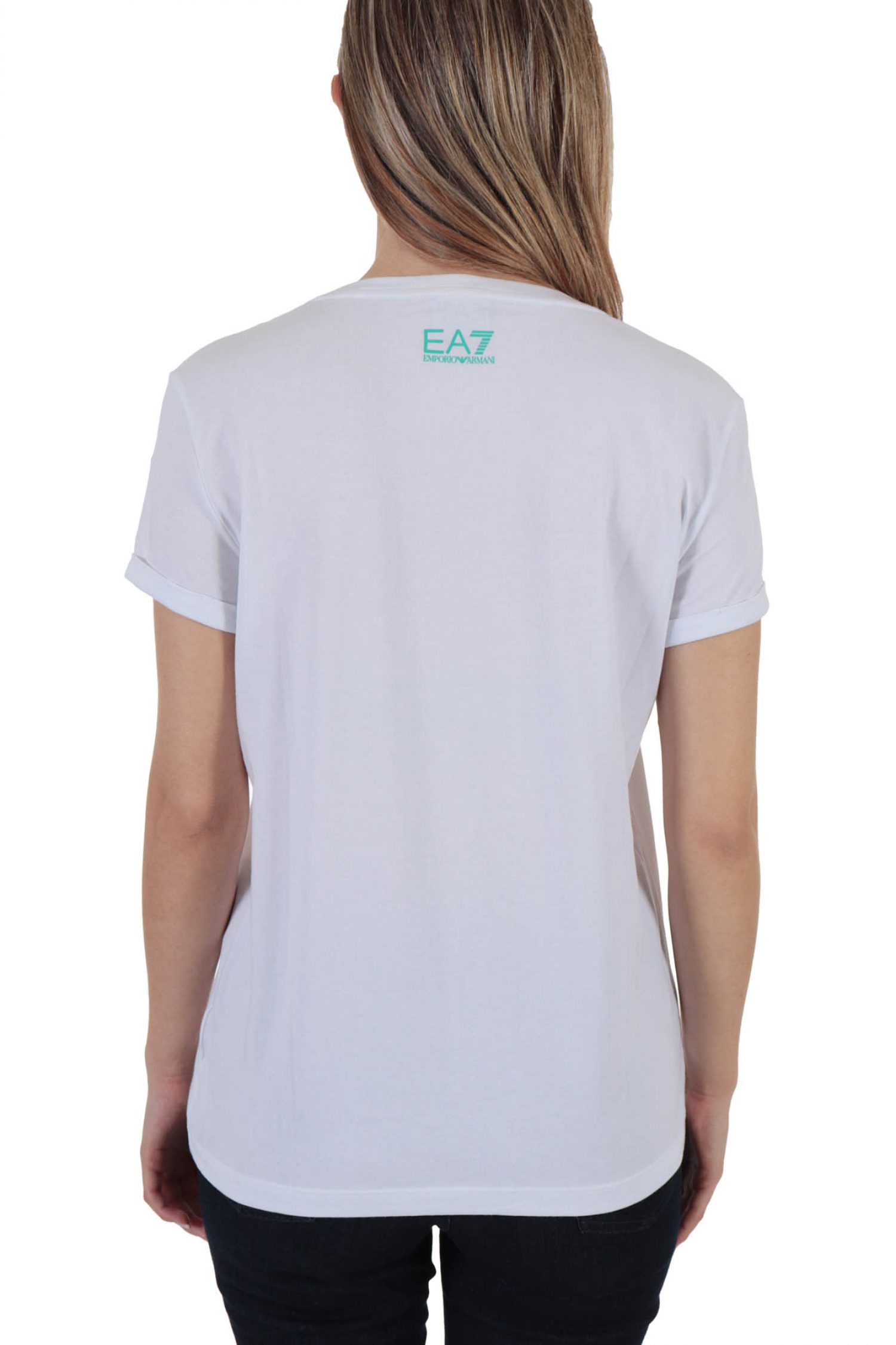 ARMANI 7 T-SHIRT LOGO ICE CREAM ΛΕΥΚΟ φωτογραφία