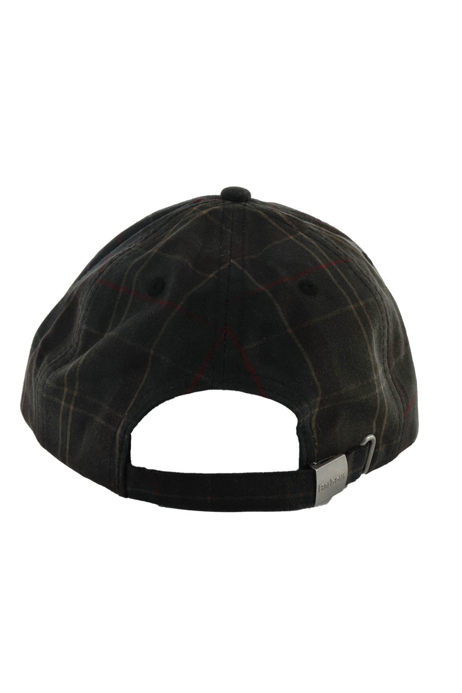 BARBOUR ΚΑΠΕΛΟ LOGO ΚΑΡΩ WAX ΛΑΔΙ φωτογραφία