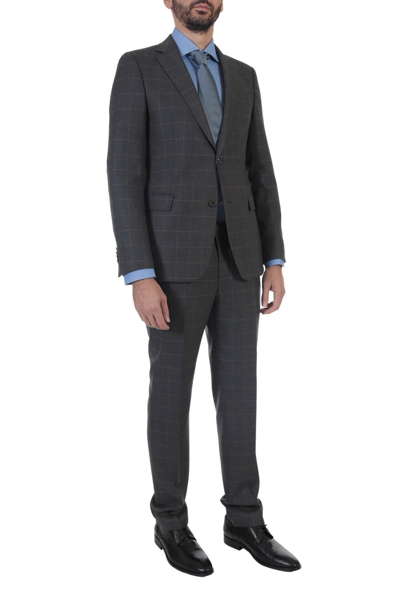 TOM FRANK ΚΟΣΤΟΥΜΙ ΚΑΡΩ REDA 1865 SUPER 110S ΓΚΡΙ