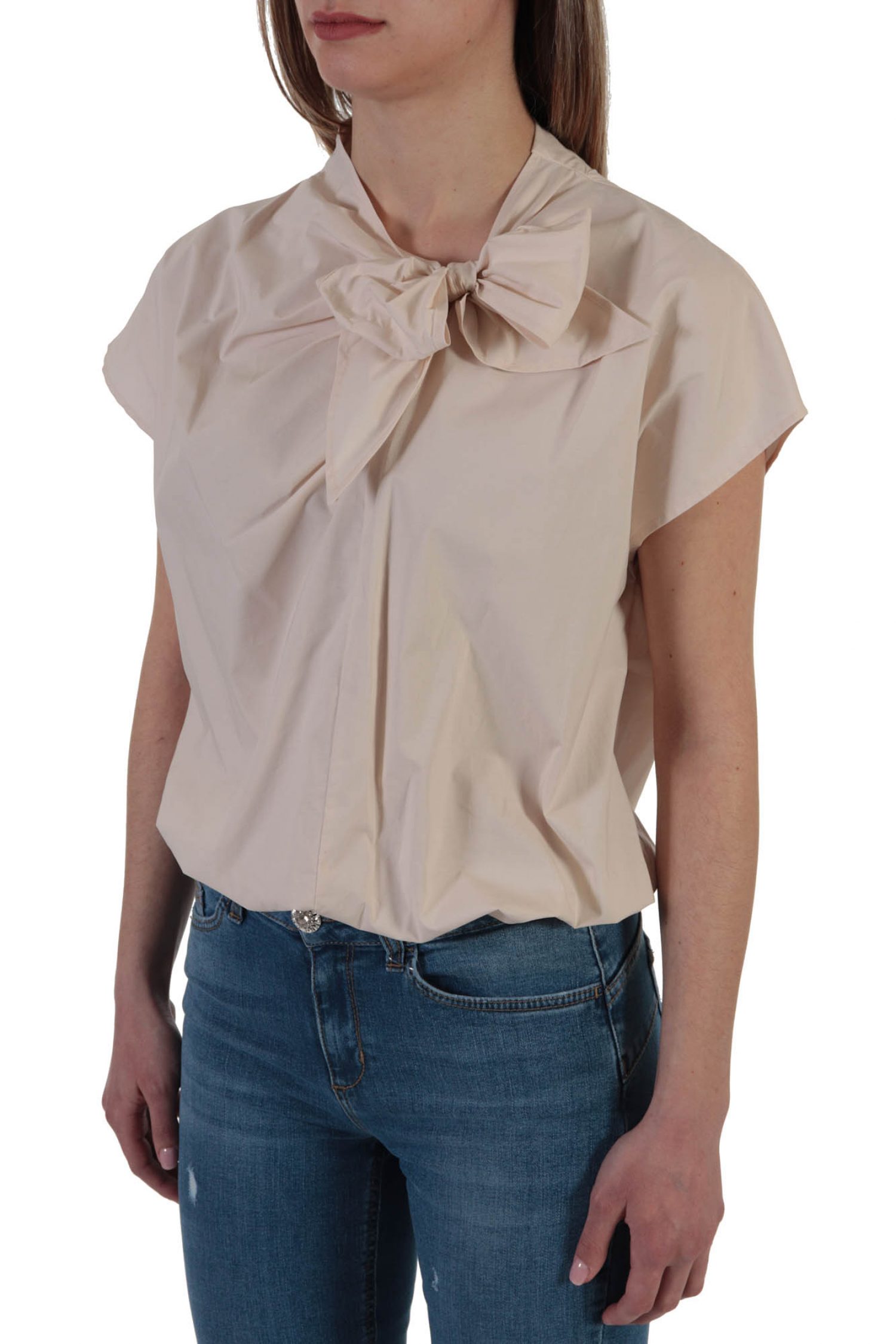 PINKO TOP MONOKONE ΦΙΟΓΚΟΣ ΤΕΛΕΙΩΜΑ ΛΑΣΤΙΧΟ ΜΠΕΖ