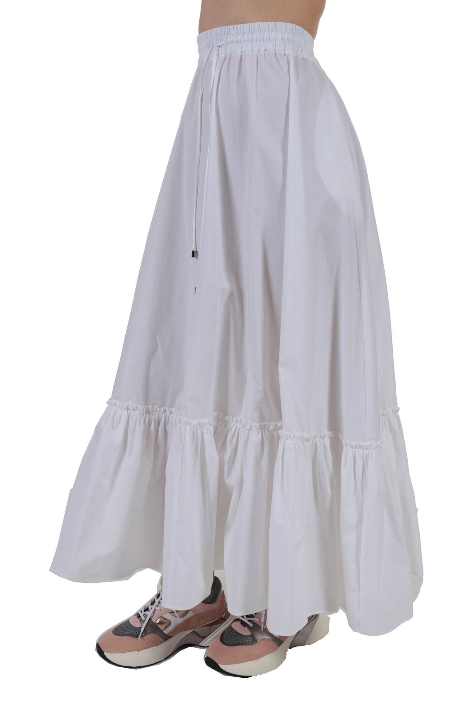 PINKO ΦΟΥΣΤΑ APPULE ΜΑΚΡΙΑ ΤΕΛΕΙΩΜΑ ΒΟΛΑΝ ΛΕΥΚΟ φωτογραφία