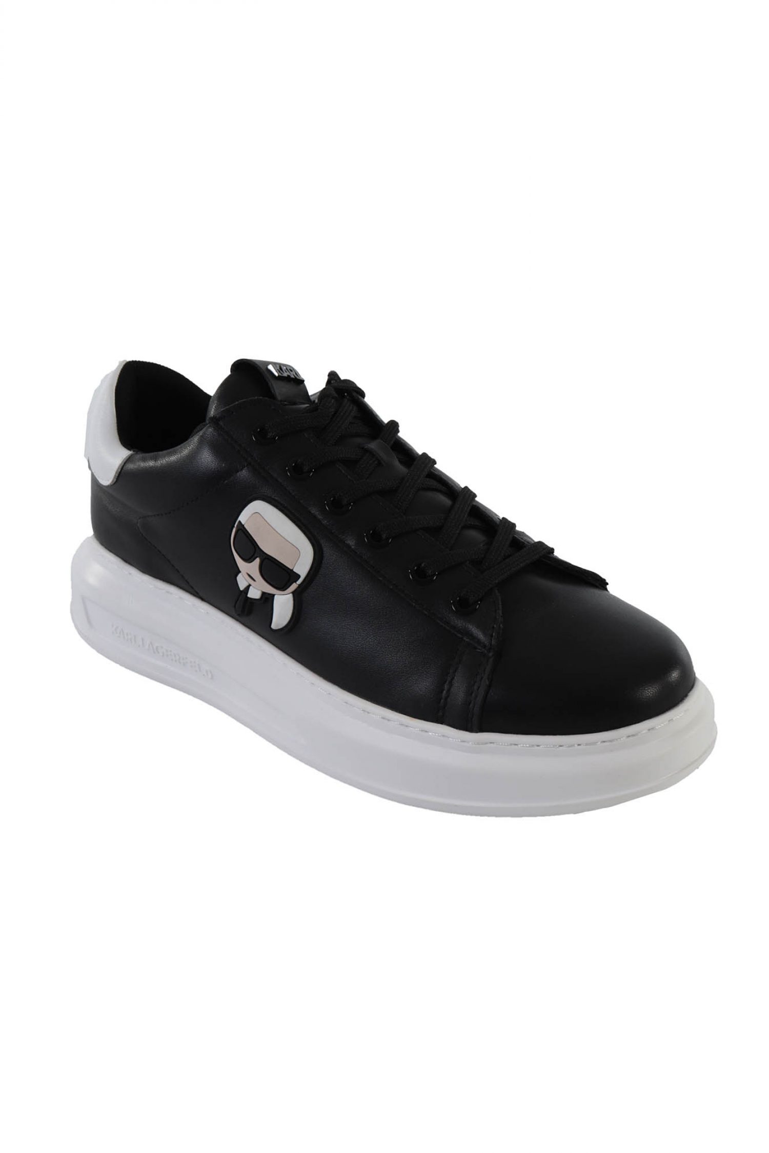 KARL LAGERFELD ΠΑΠΟΥΤΣΙΑ SNEAKERS KAPRI KARL IKONIC 3D LACE ΜΑΥΡΟ φωτογραφία