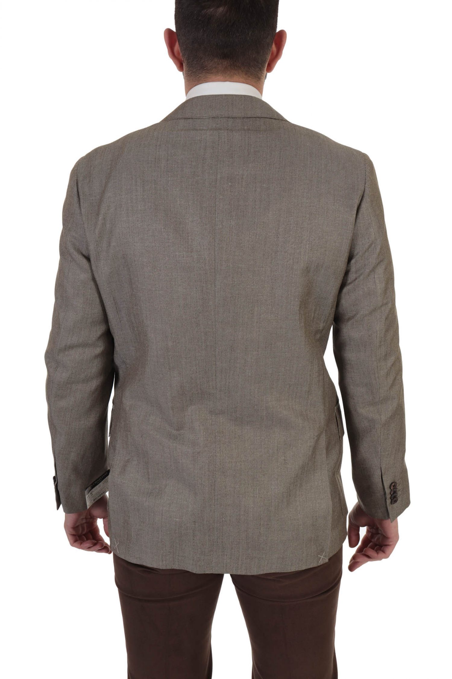 CORNELIANI ΣΑΚΑΚΙ ΨΑΡΟΚΟΚΚΑΛΟ ΓΚΡΙ-ΚΑΦΕ