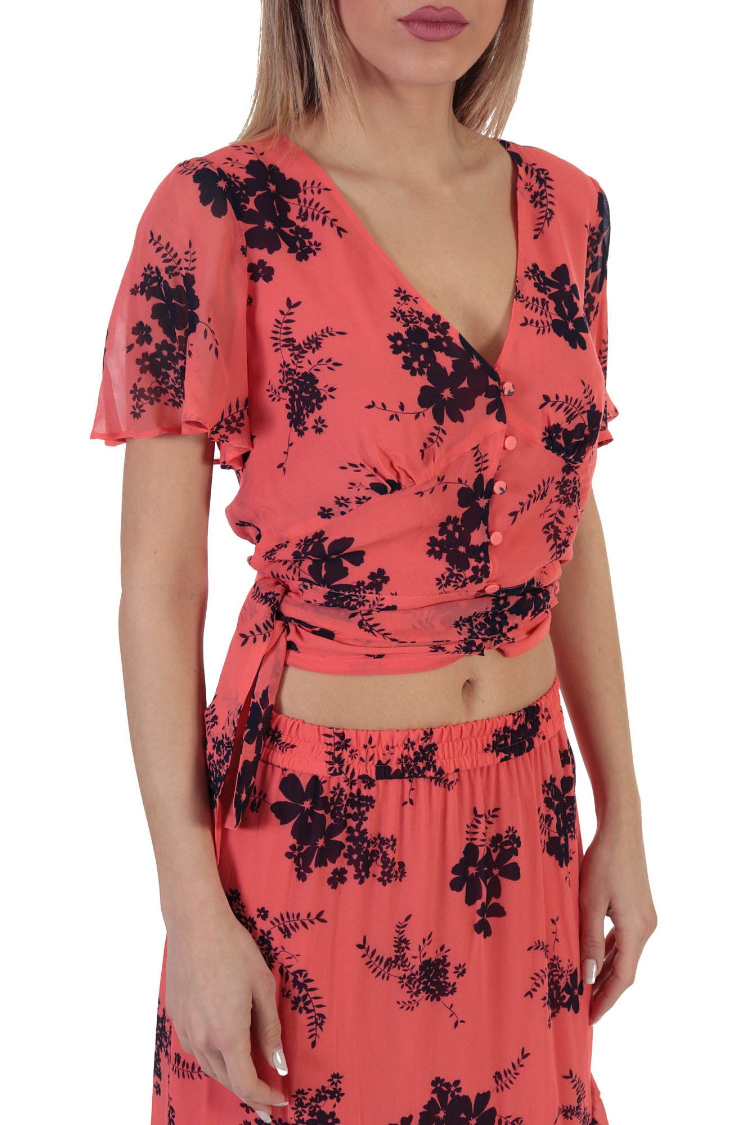 MICHAEL KORS TOP V ΚΟΥΜΠΑΚΙΑ ΕΜΠΡΙΜΕ ΚΟΡΑΛΙ φωτογραφία