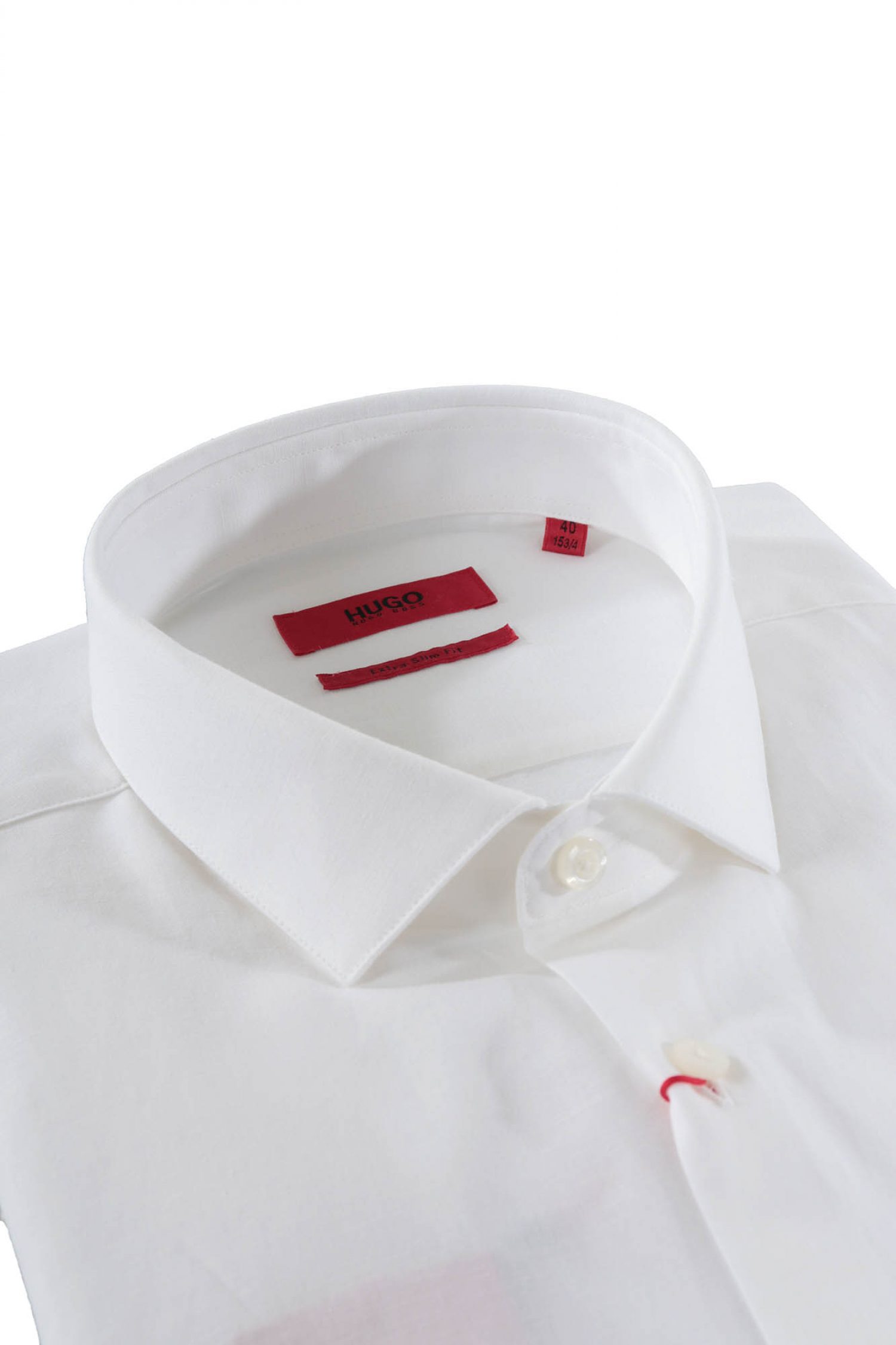 HUGO ΠΟΥΚΑΜΙΣΟ EXTRA SLIM FIT EASY IRON ERONDO ΛΕΥΚΟ