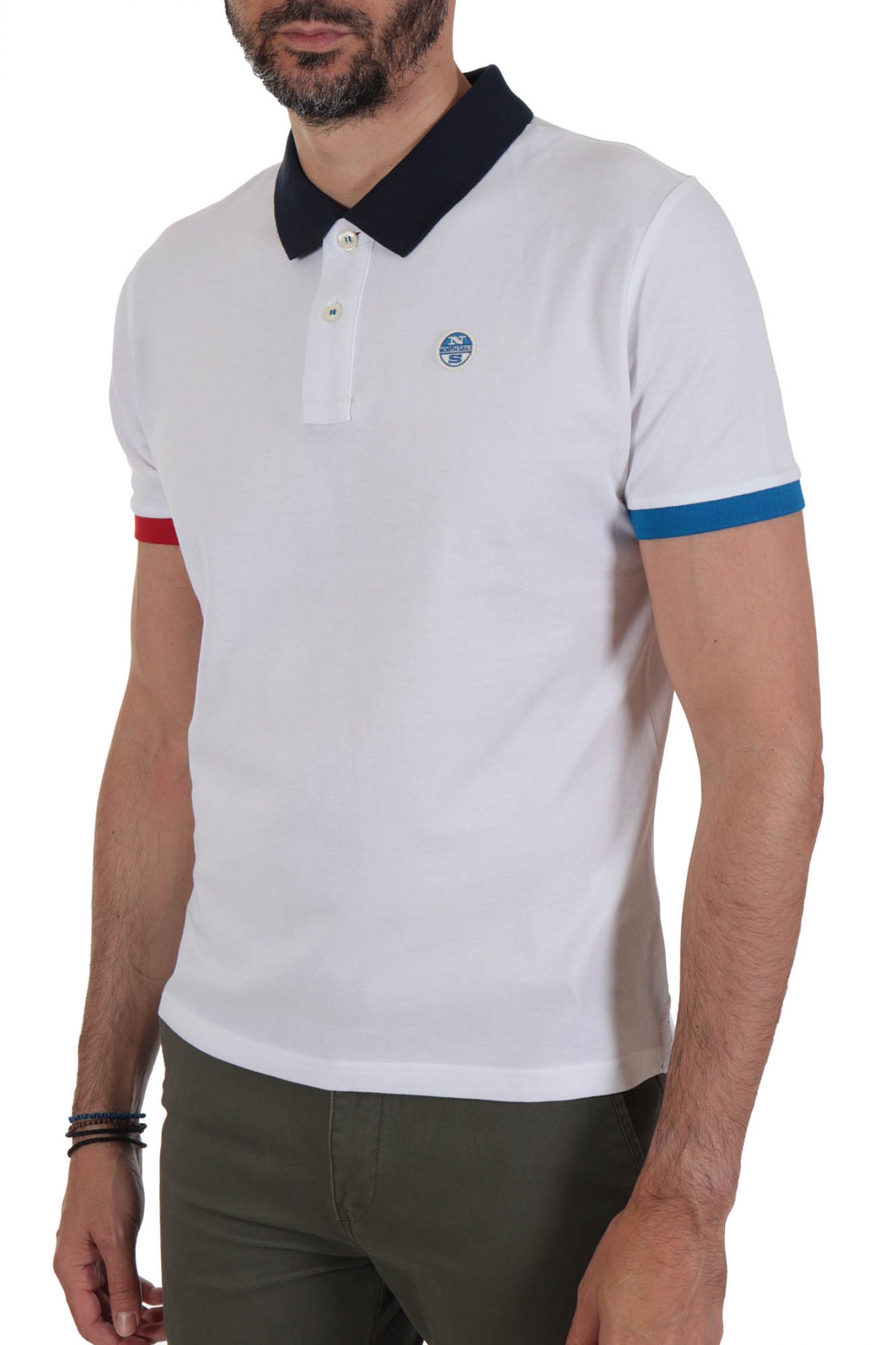 NORTH SAILS POLO LOGO REGULAR FIT ΛΕΥΚΟ φωτογραφία