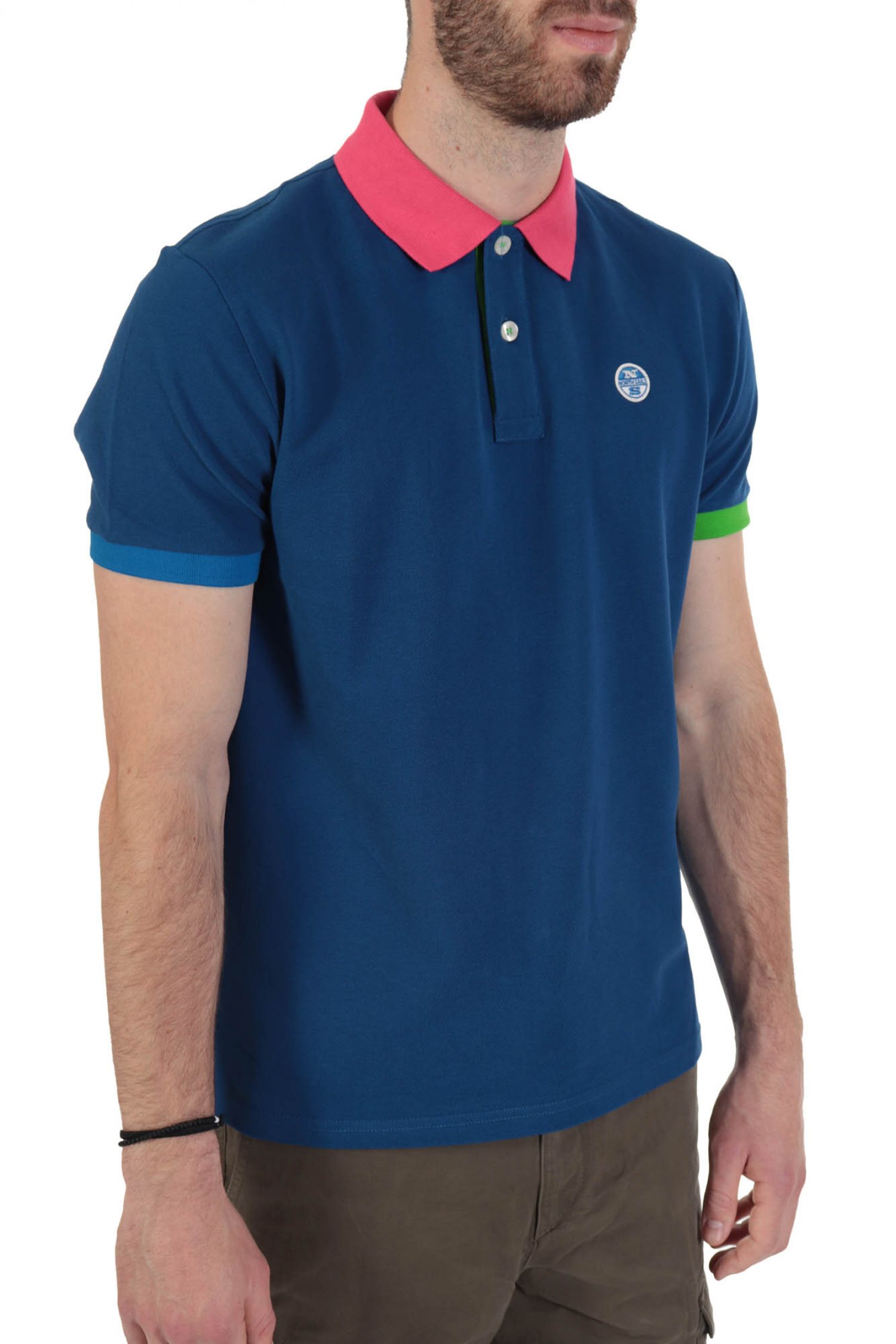 NORTH SAILS POLO LOGO REGULAR FIT ΡΟΥΑ ΜΠΛΕ φωτογραφία