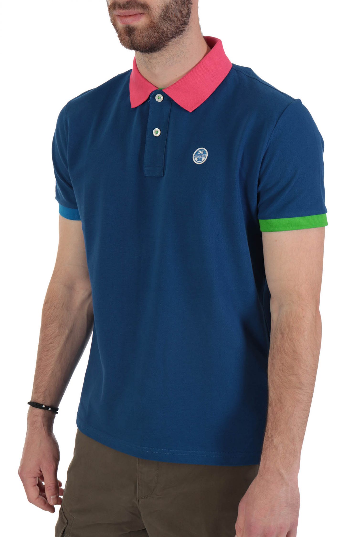 NORTH SAILS POLO LOGO REGULAR FIT ΡΟΥΑ ΜΠΛΕ φωτογραφία