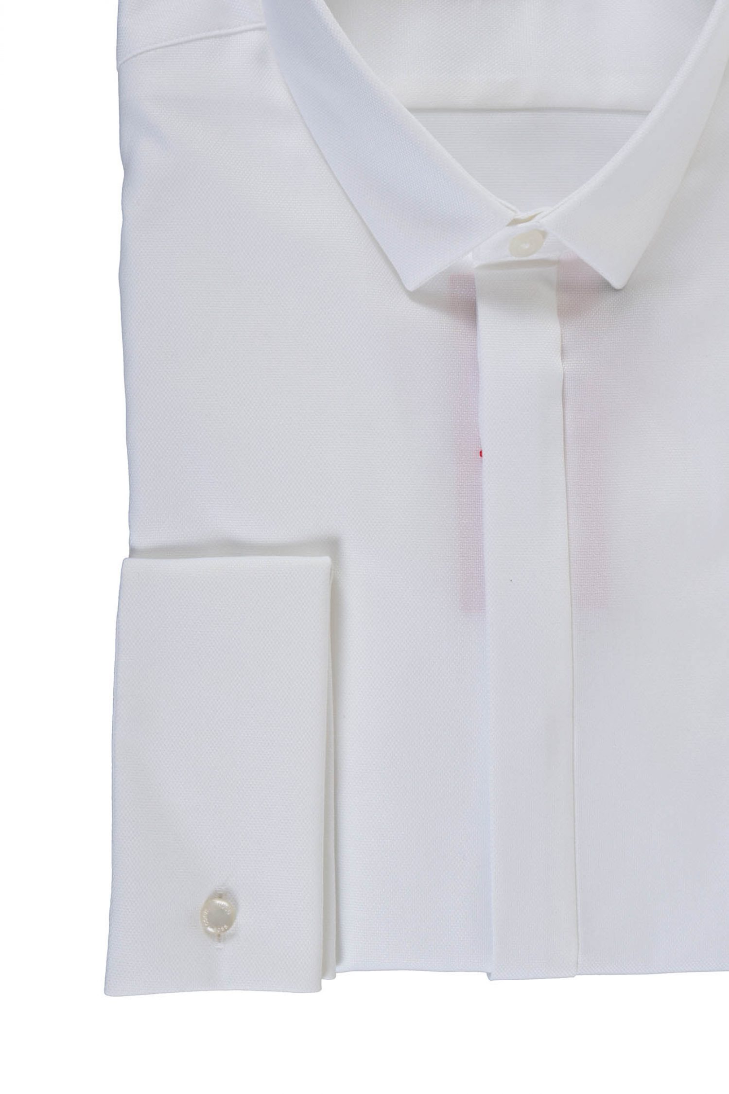 HUGO ΠΟΥΚΑΜΙΣΟ ΜΙΚΡΟΣΧΕΔΙΟ EXTRA SLIM FIT ΕJINAR ΛΕΥΚΟ