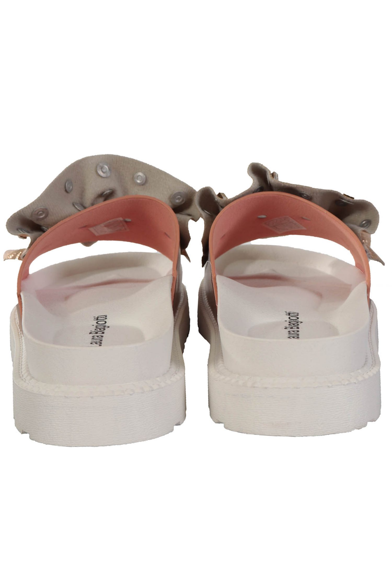 LAURA BIAGIOTTI ΠΑΠΟΥΤΣΙΑ ΠΑΝΤΟΦΛΕΣ ΜΕ ΓΚΛΙΤΕΡ ΚΑΙ ΠΕΡΛΕΣ ΦΡΑΜΠΑΛΑ ΧΡΥΣΟ φωτογραφία