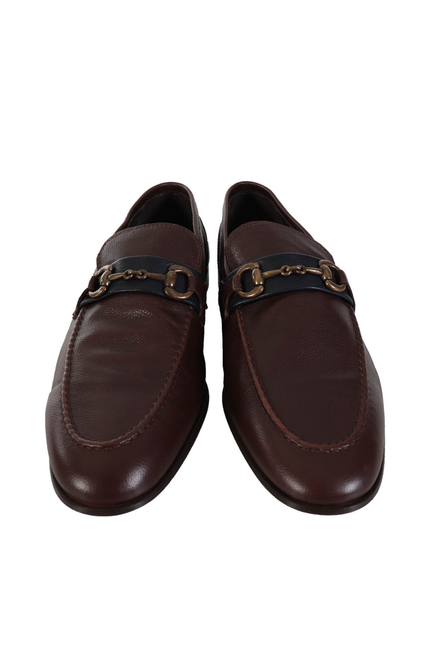 MARCO FERRETTI ΠΑΠΟΥΤΣΙ LOAFER ΚΑΦΕ-ΜΠΛΕ