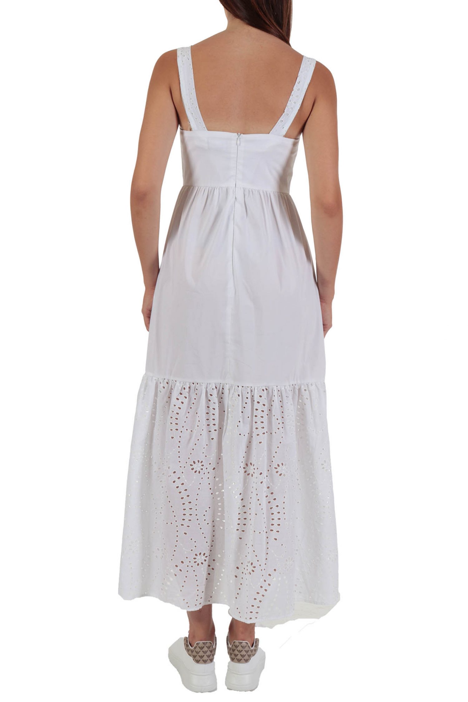 MARELLA EMME ΦΟΡΕΜΑ NUVOLA BRODERIE ΤΙΡΑΝΤΑ ΒΟΛΑΝ ΛΕΥΚΟ φωτογραφία