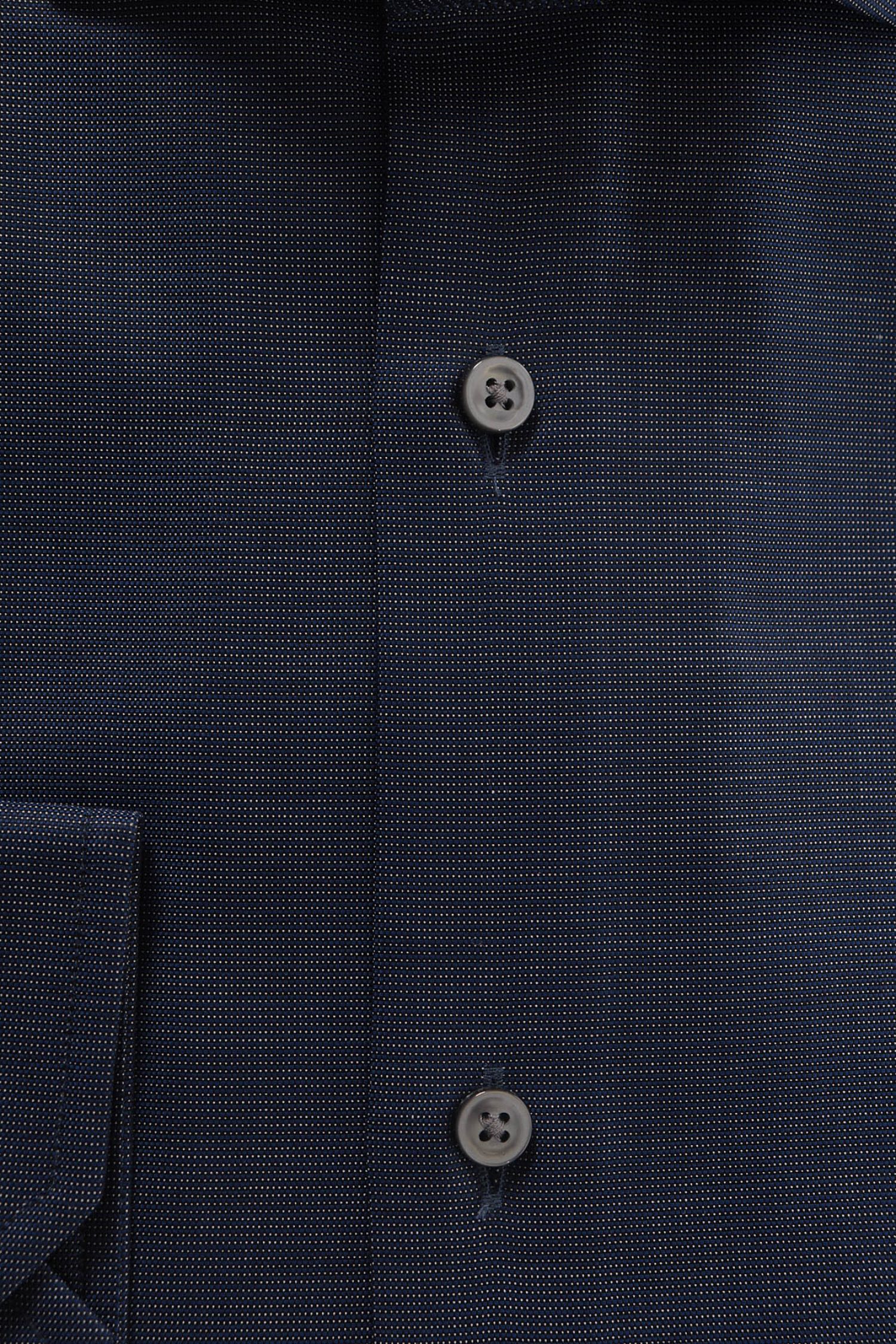 BOSS ΠΟΥΚΑΜΙΣΟ GORDON REGULAR FIT ΜΙΚΡΟΣΧΕΔΙΟ ΜΠΛΕ φωτογραφία