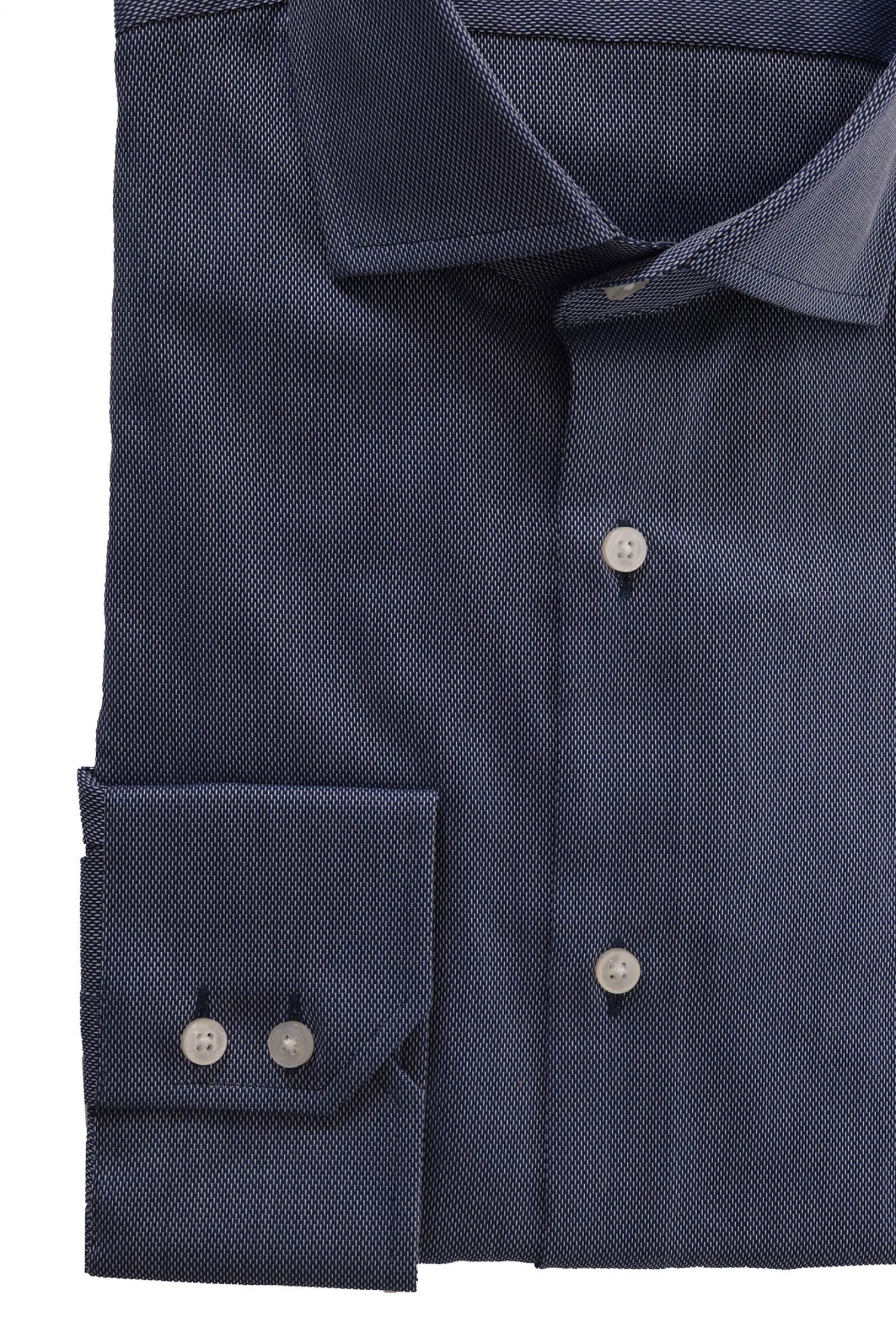 BOSS ΠΟΥΚΑΜΙΣΟ GORDON REGULAR FIT ΜΙΚΡΟΣΧΕΔΙΟ ΜΠΛΕ φωτογραφία