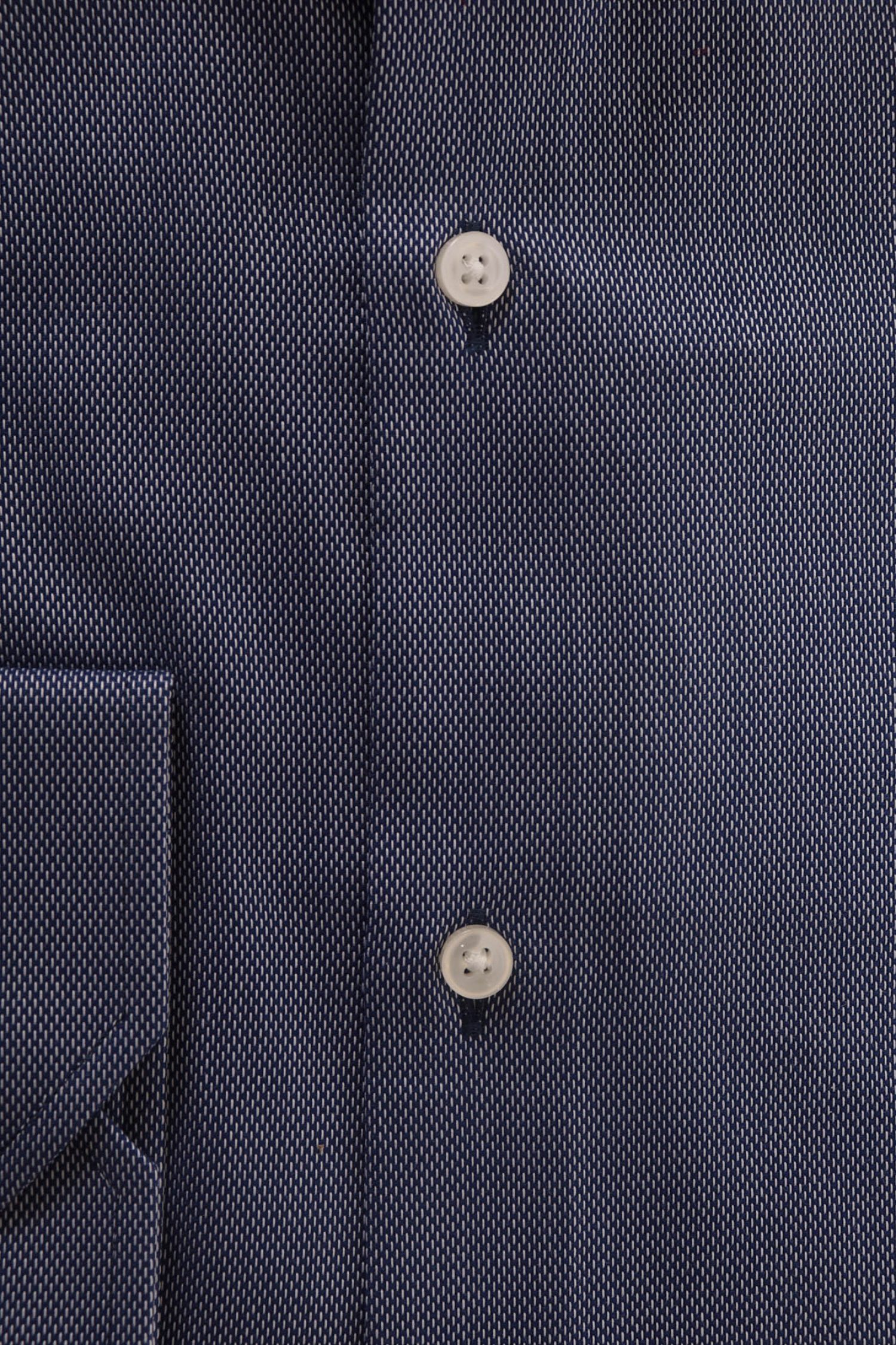 BOSS ΠΟΥΚΑΜΙΣΟ GORDON REGULAR FIT ΜΙΚΡΟΣΧΕΔΙΟ ΜΠΛΕ φωτογραφία