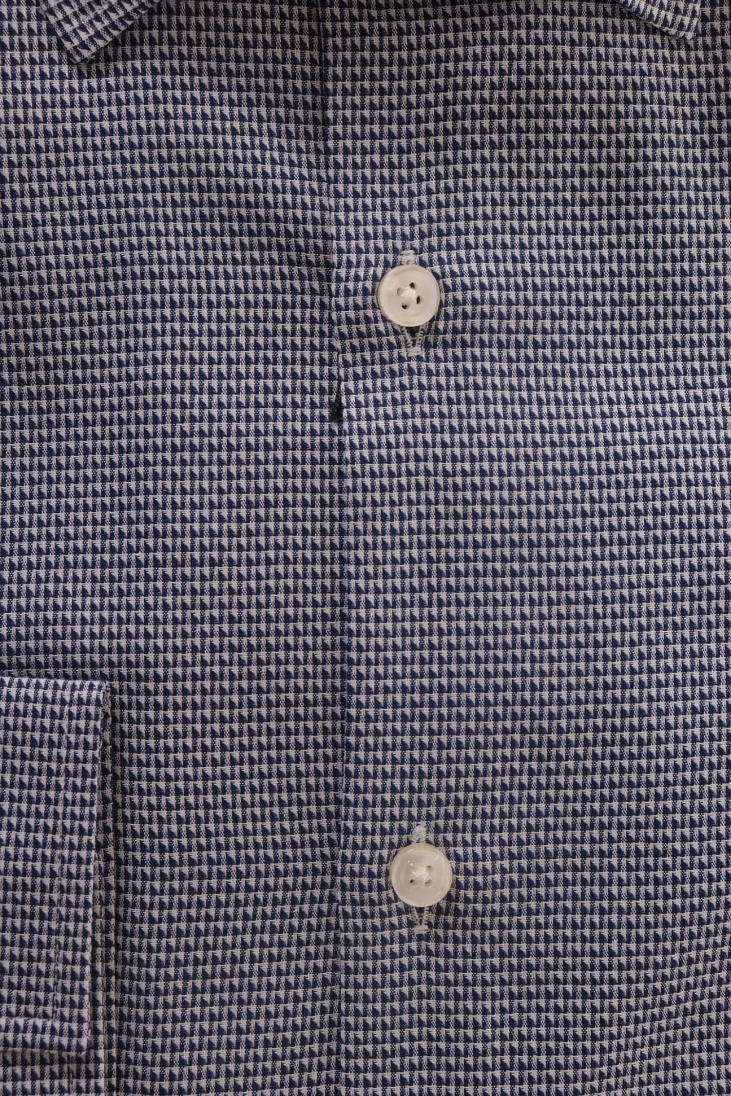 BOSS ΠΟΥΚΑΜΙΣΟ JENNO SLIM FIT ΜΙΚΡΟΣΧΕΔΙΟ ΜΠΛΕ φωτογραφία