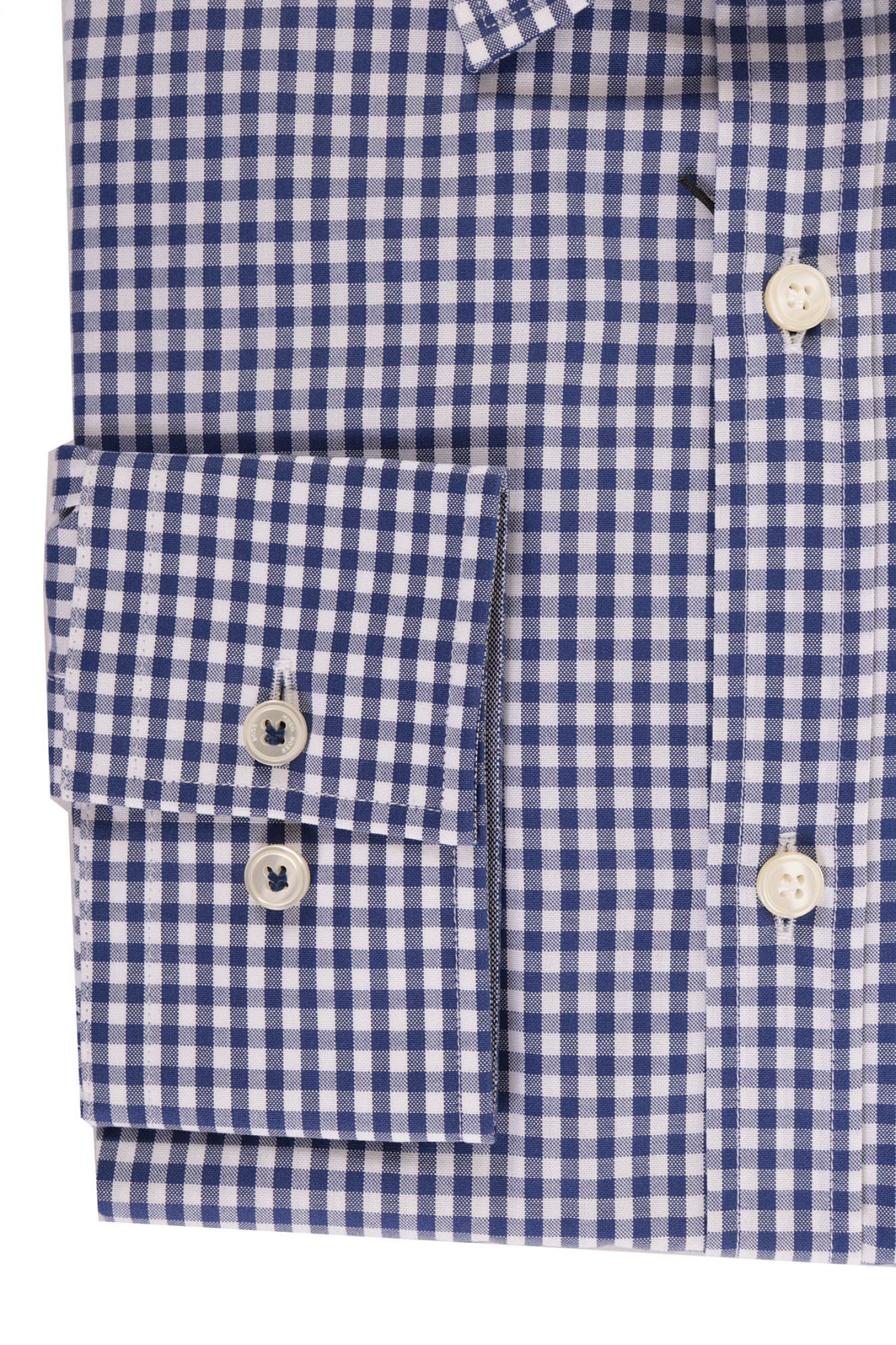 BOSS ΠΟΥΚΑΜΙΣΟ JESKE SLIM FIT SPECIAL DETAILS ΚΑΡΩ ΜΠΛΕ φωτογραφία